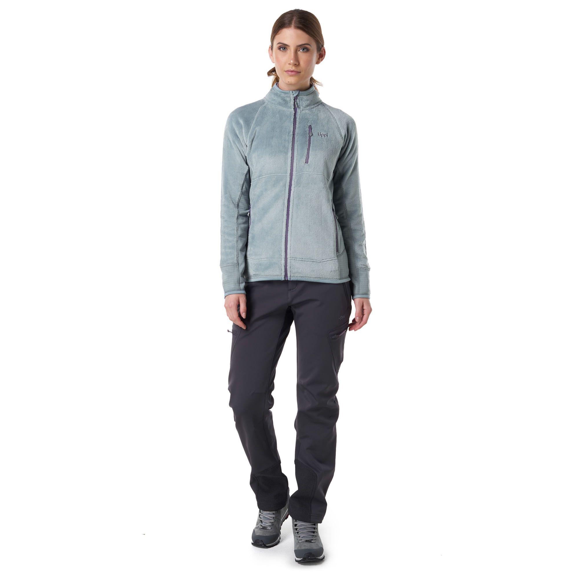 Poleron Mujer Numan Shaggy-Pro Jacket Taupe Lippi-1