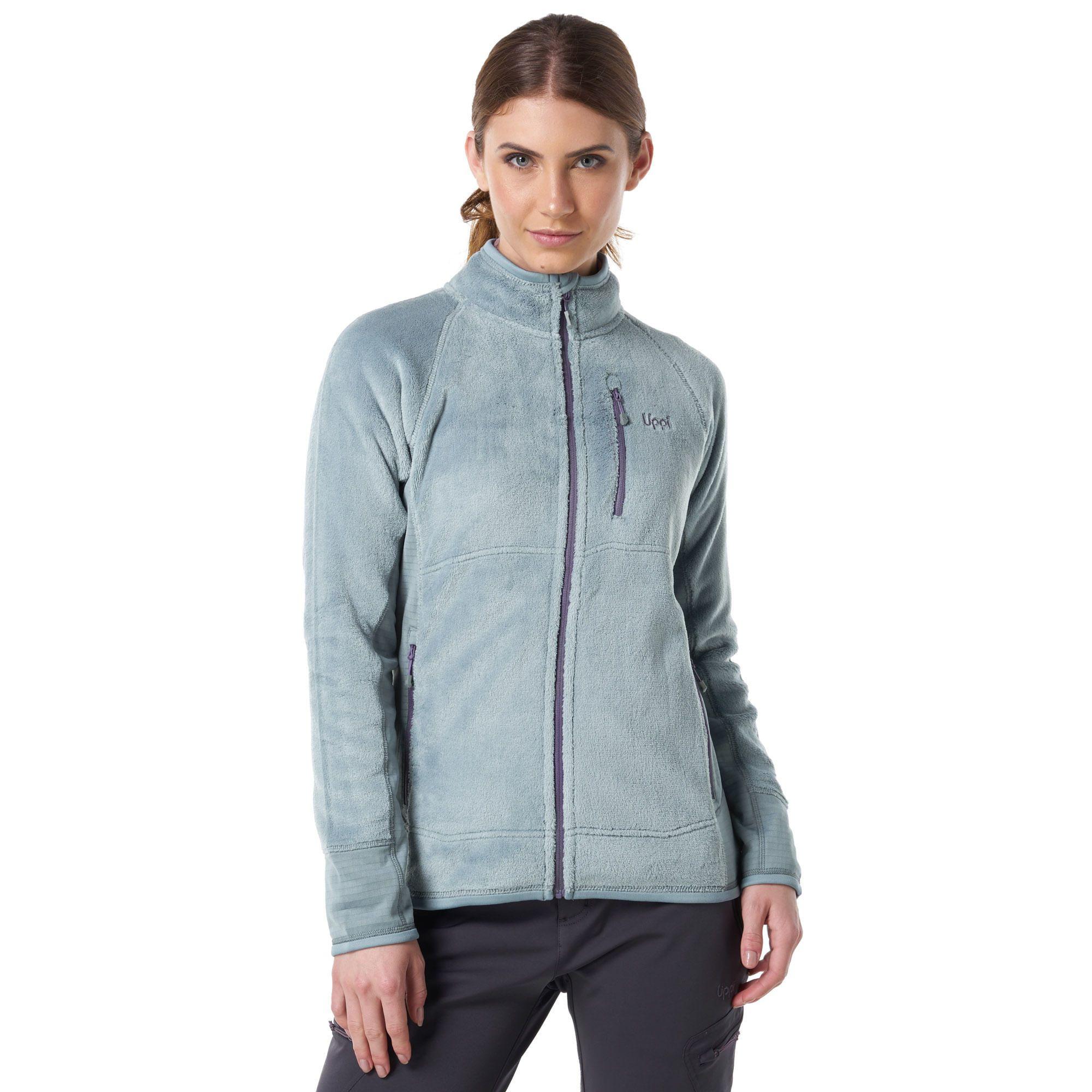 Poleron Mujer Numan Shaggy-Pro Jacket Taupe Lippi-2