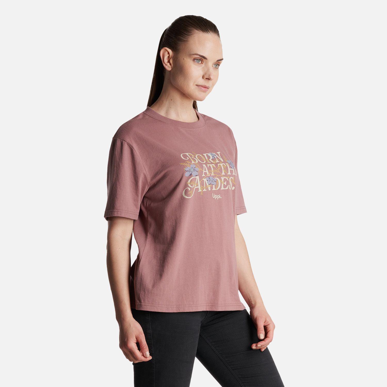 Polera Mujer  Logo Lippi T-Shirt Palo Rosa Lippi-2