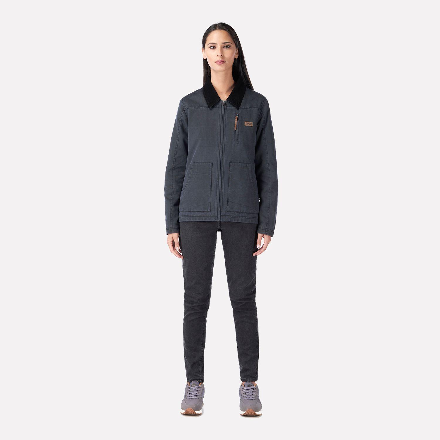 Chaqueta Mujer No-cuero Negro Haka Honu-4