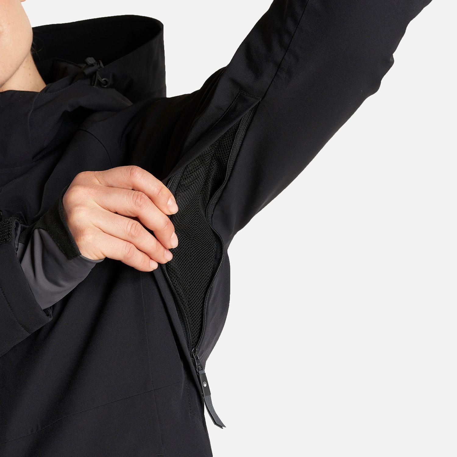 Chaqueta Mujer Andes B-Dry Hoody Jacket Negro Lippi I22-6