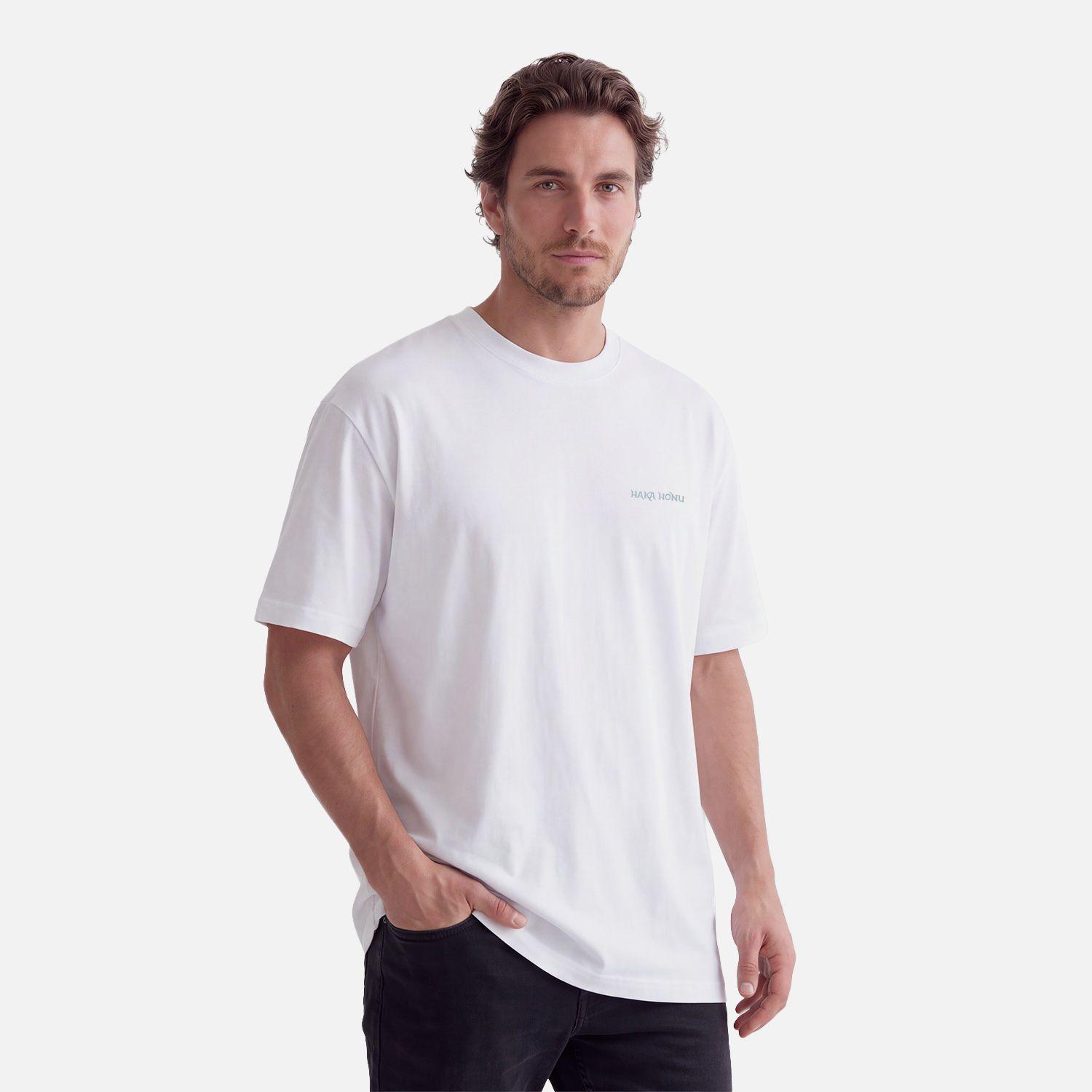 Polera Hombre Polo Blanco Haka Honu V27-0