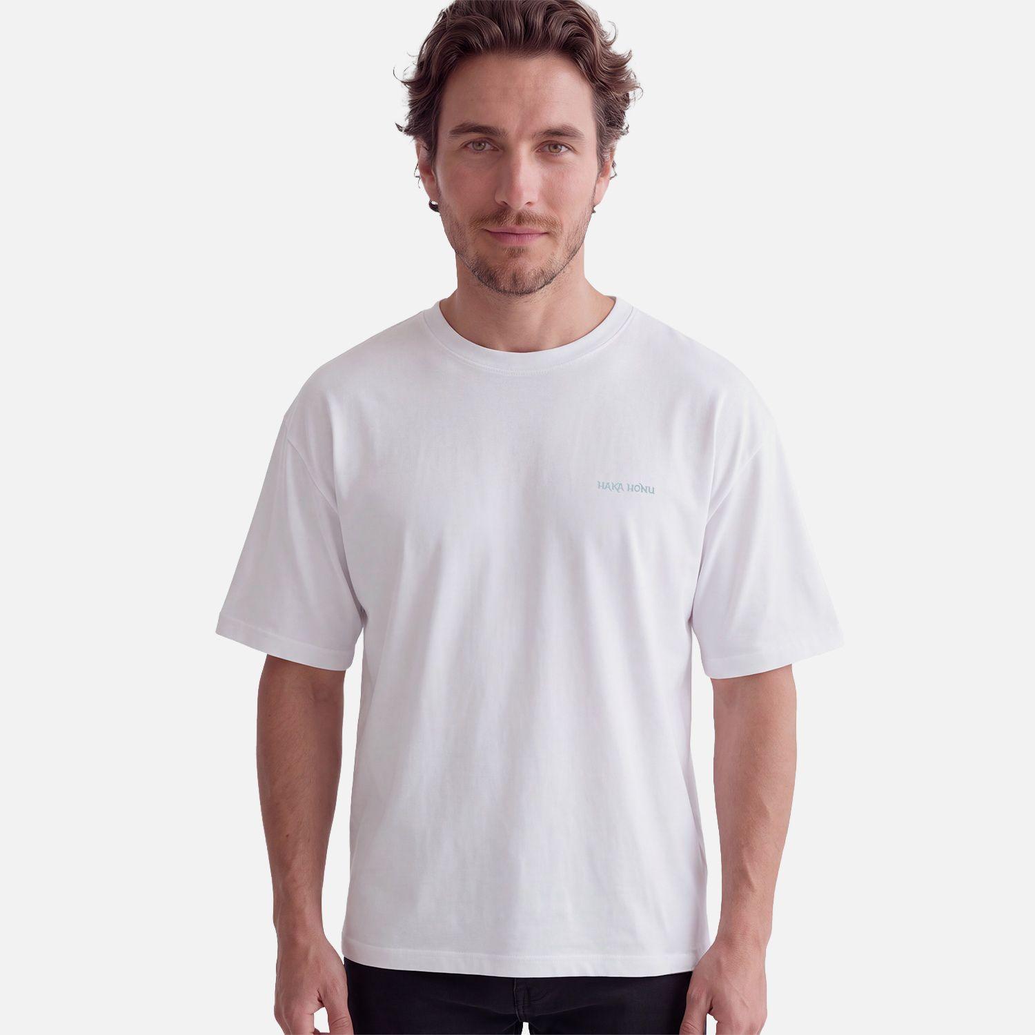 Polera Hombre Polo Blanco Haka Honu V27-2