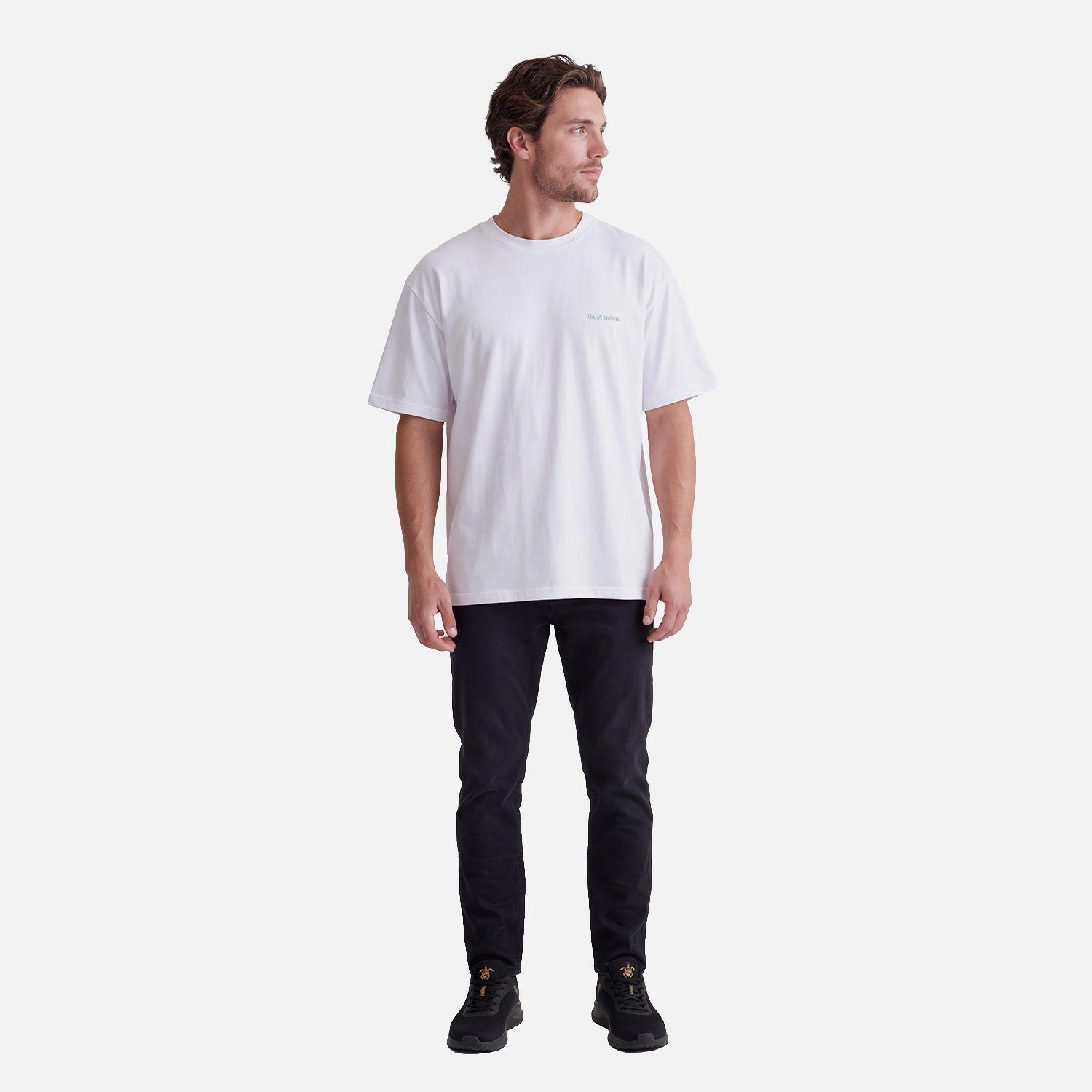 Polera Hombre Polo Blanco Haka Honu V27-3