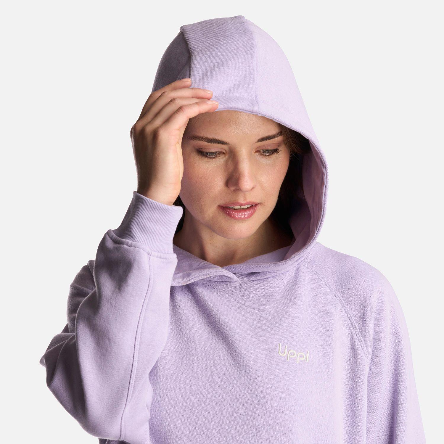 Poleron Mujer Ulmo Hoody Sweatshirt Lila Lippi-5