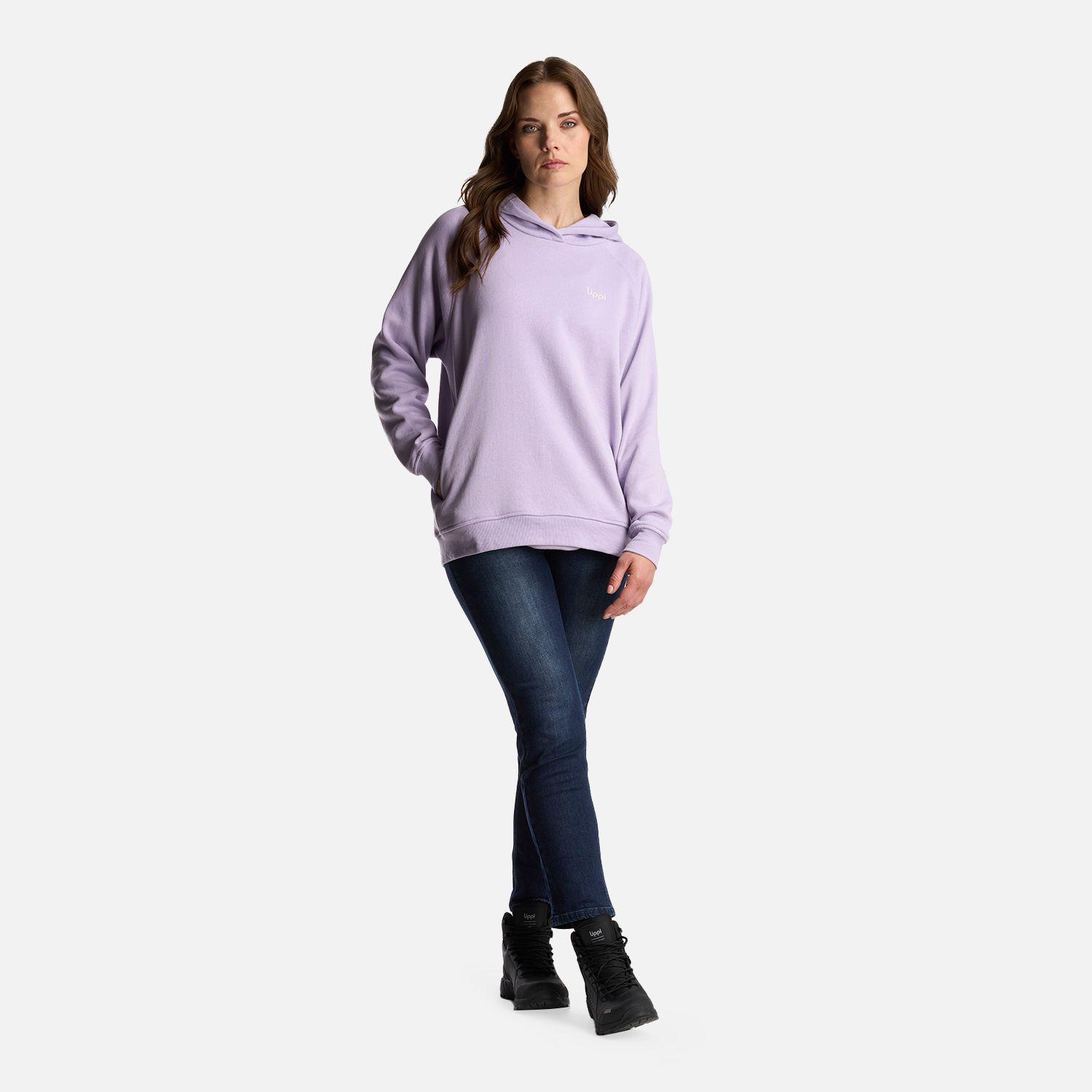 Poleron Mujer Ulmo Hoody Sweatshirt Lila Lippi-7