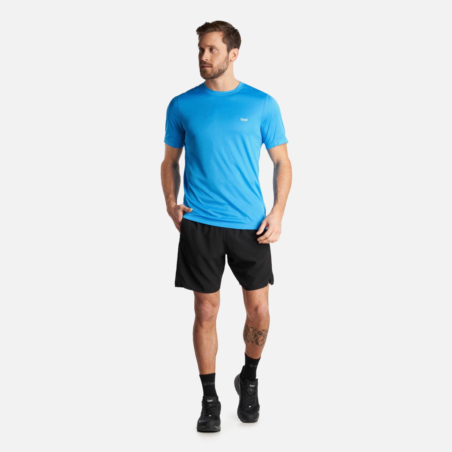 Polera Hombre Core Q-Dry T-Shirt Azulino Lippi V24-5