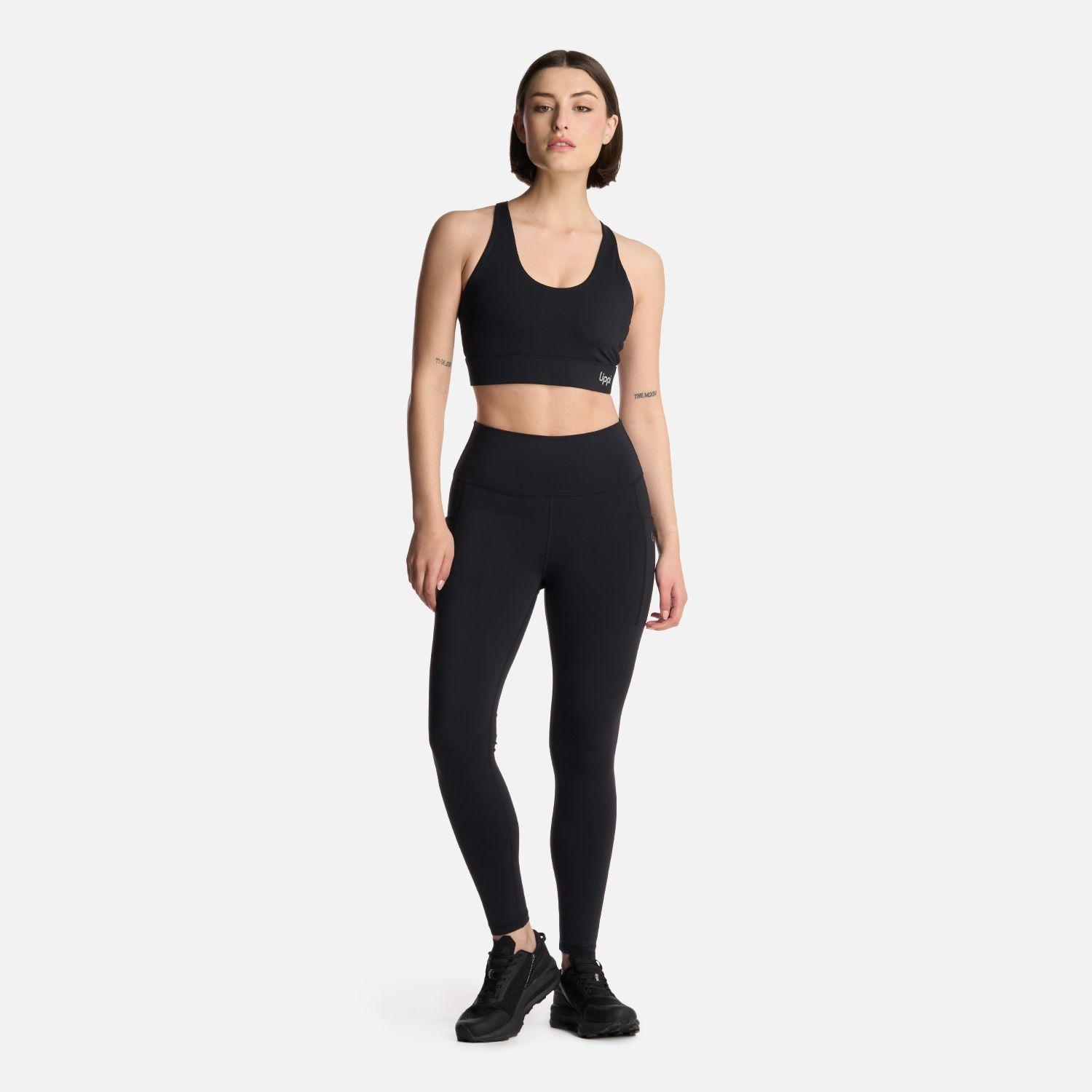 Calza Mujer In-Action Sport Leggings Negro Lippi V25-4