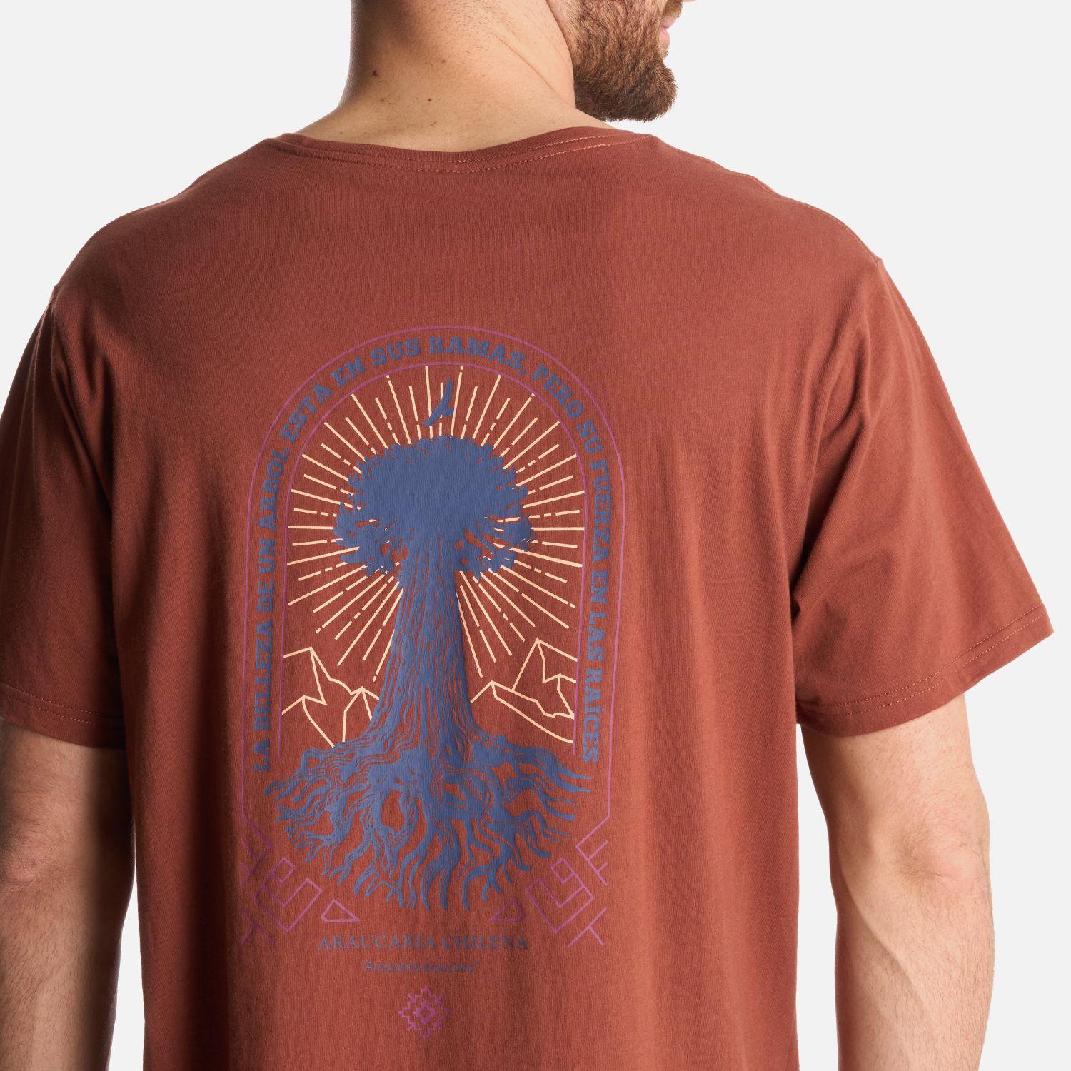 Polera Hombre Araucaria Milenaria Café Haka Honu-3