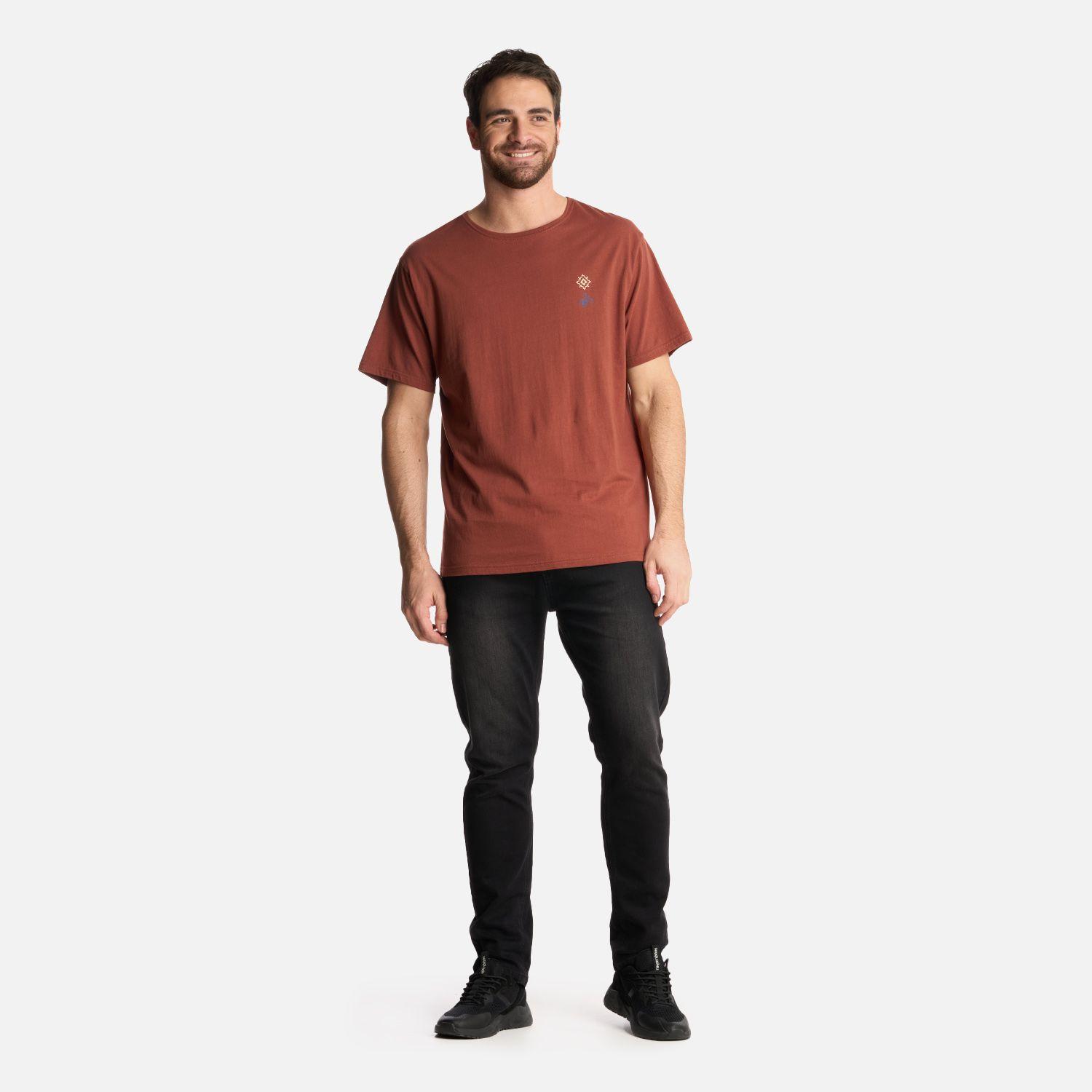 Polera Hombre Araucaria Milenaria Café Haka Honu-4