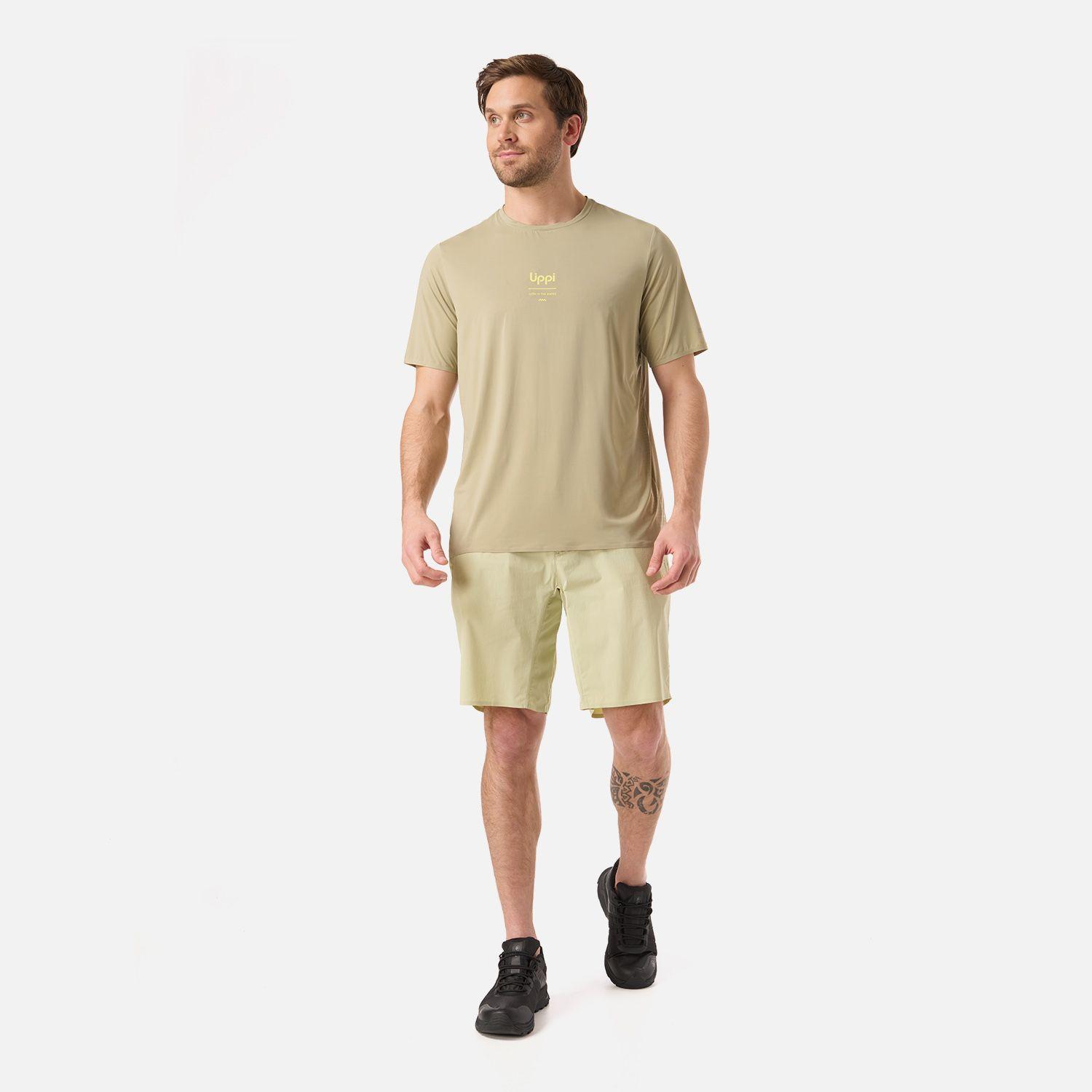 Short Hombre Air Q-Dry Shorts Verde Manzana Lippi V26-6