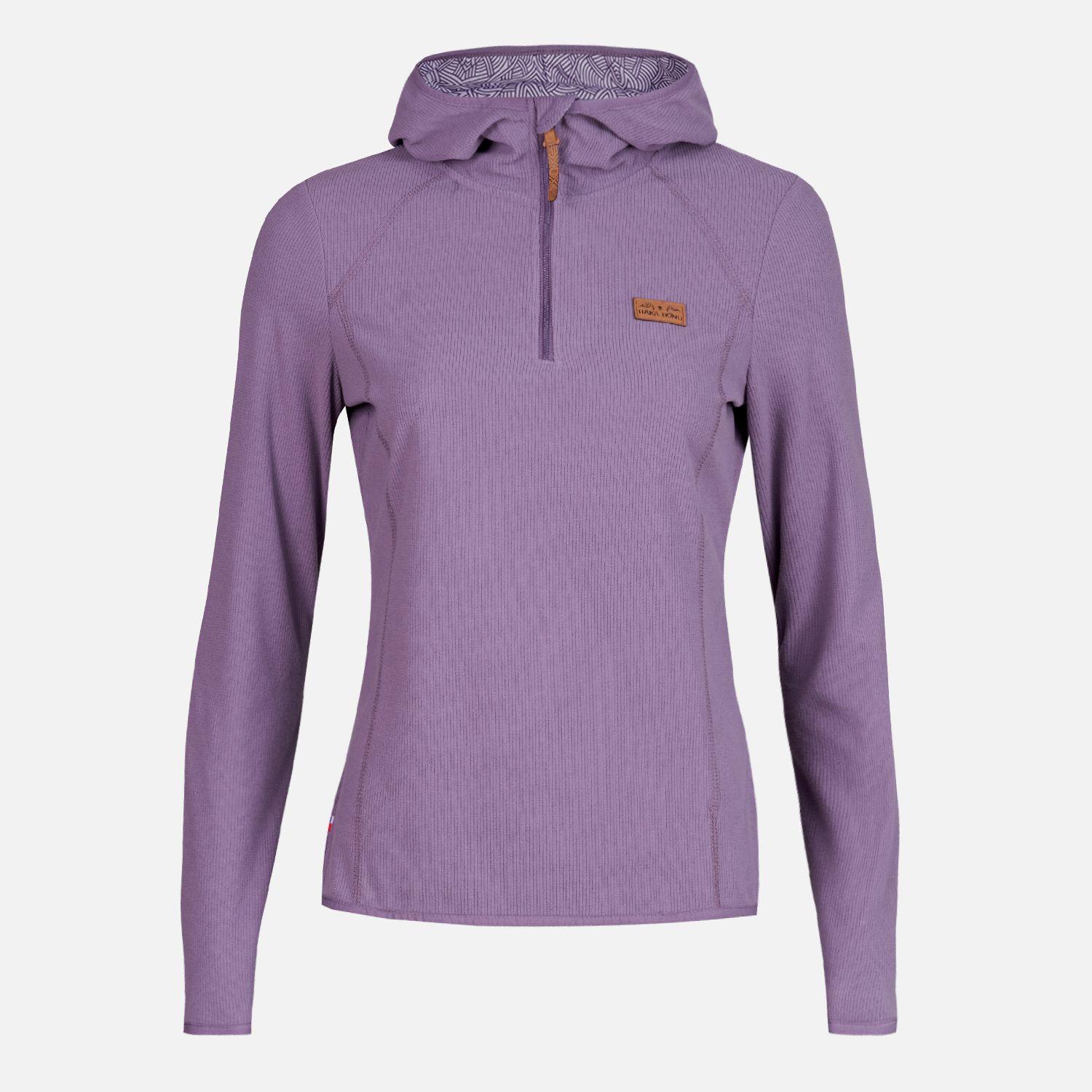 Poleron Mujer Taina Nui Morado Haka Honu V23-0