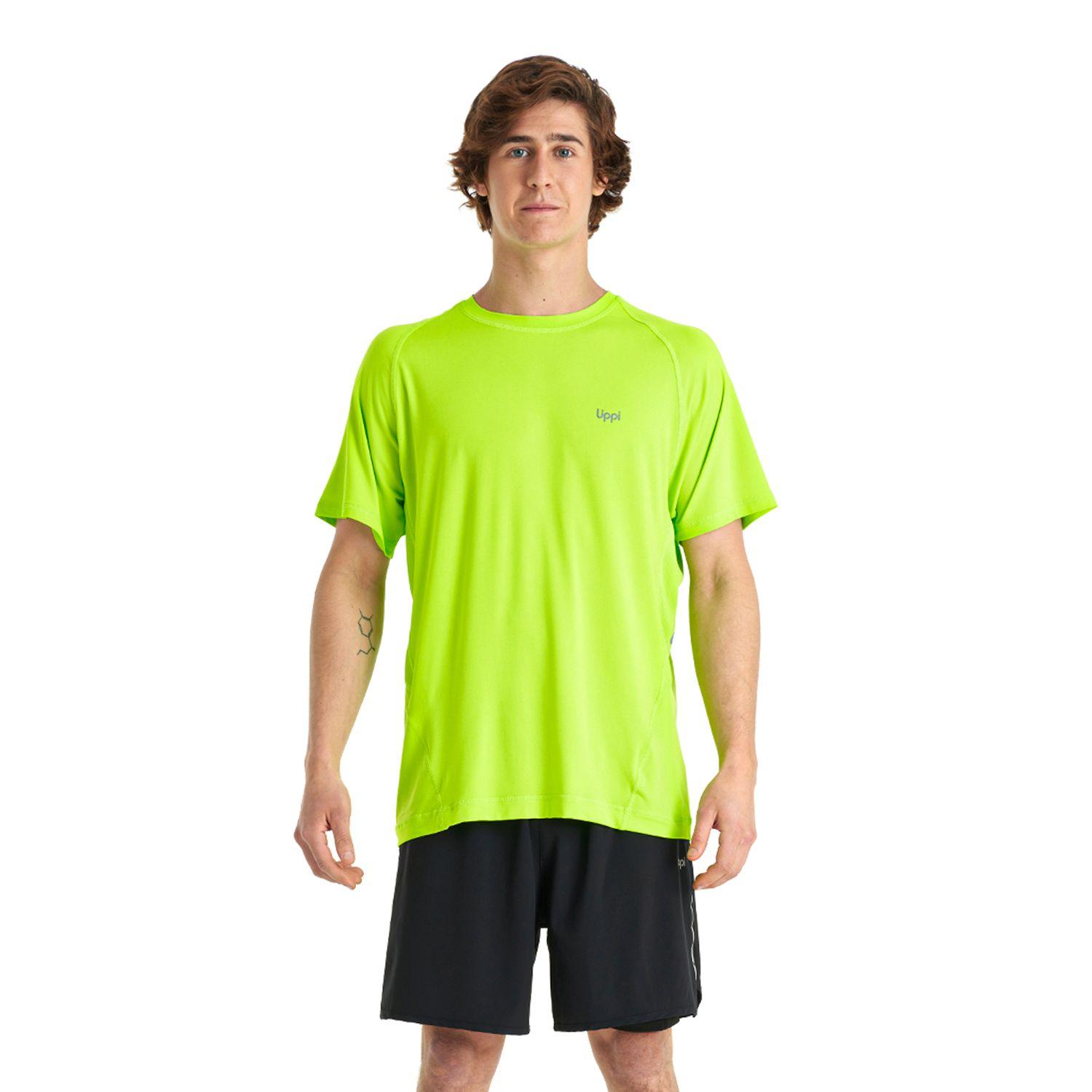 Polera Hombre Fury T-Shirt Verde Neon Lippi-1