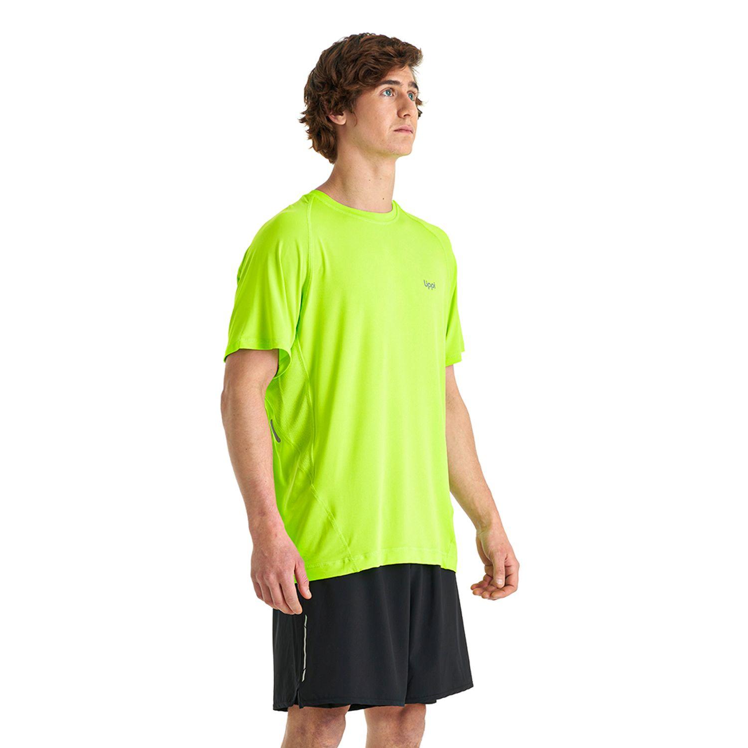 Polera Hombre Fury T-Shirt Verde Neon Lippi-2
