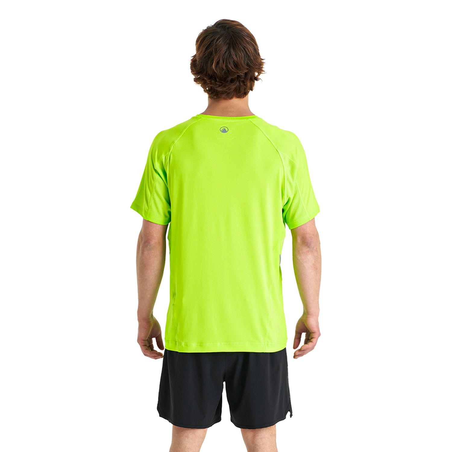 Polera Hombre Fury T-Shirt Verde Neon Lippi-5