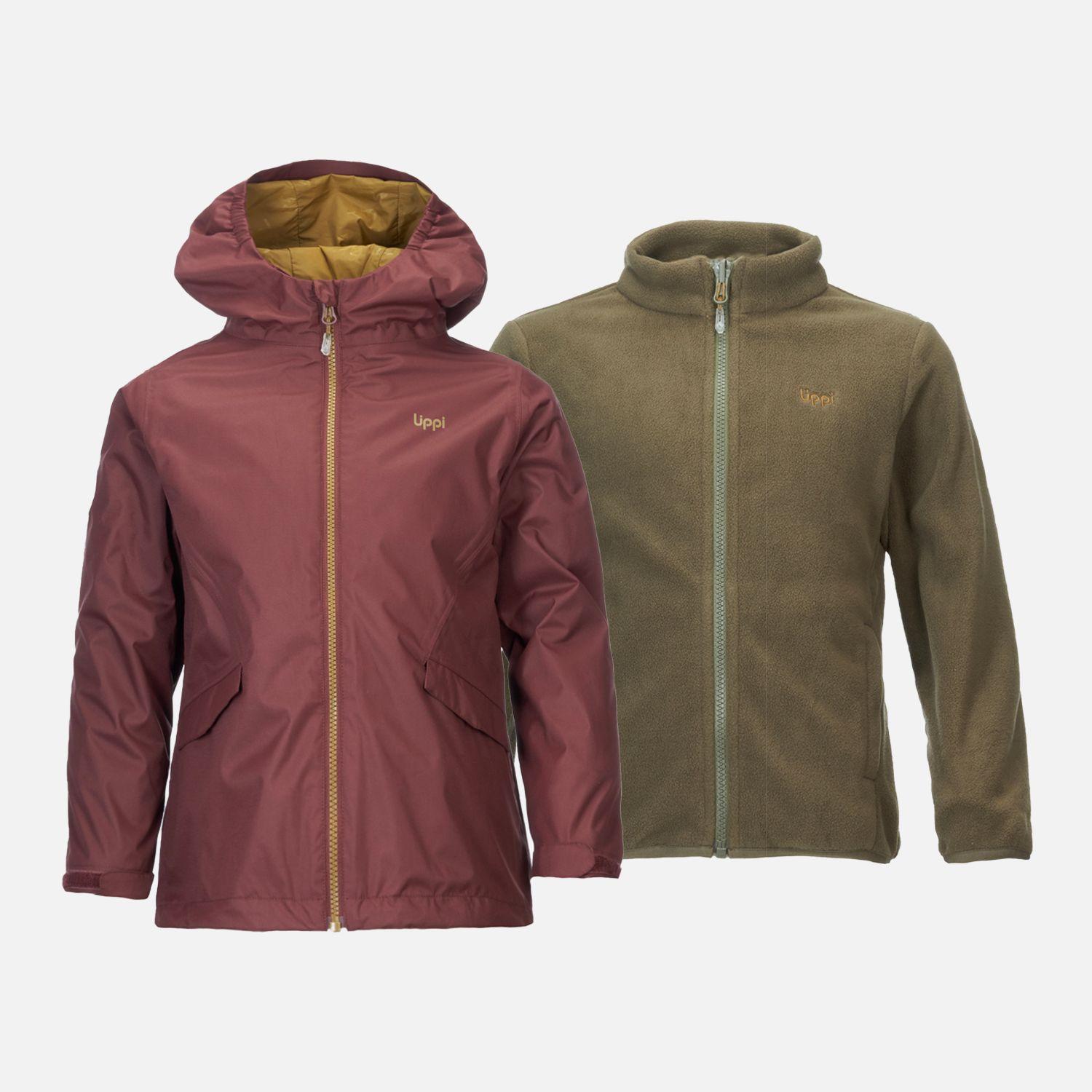 Chaqueta Niño Snowball Fusion-3 Hoody Jacket Burdeo Lippi-0