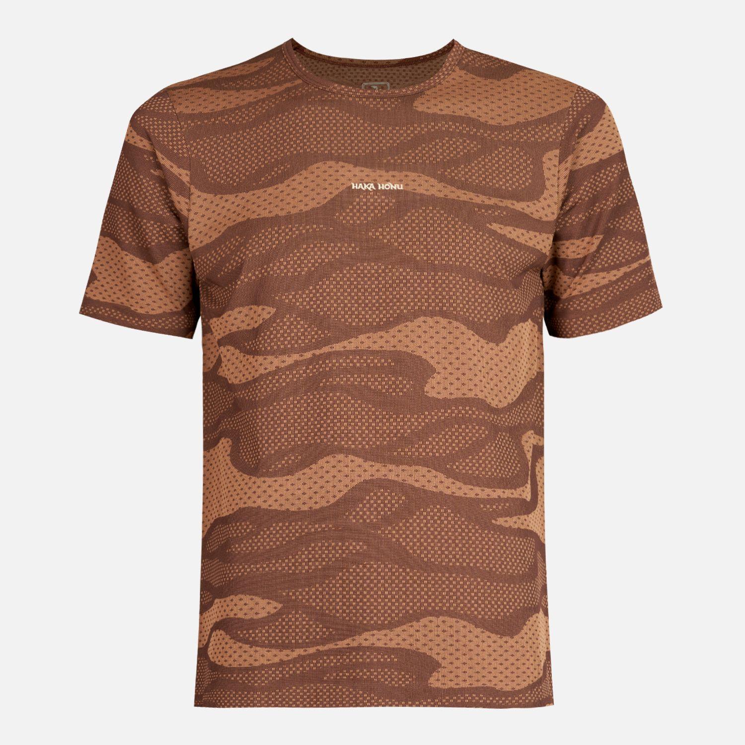 Polera Hombre Chacra Full Print Café Haka Honu-0