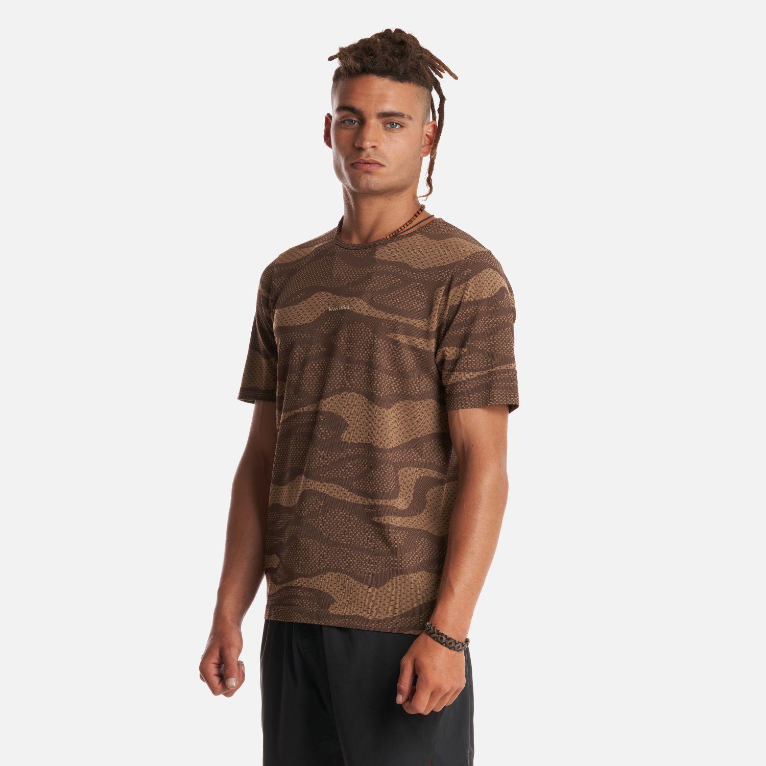 Polera Hombre Chacra Full Print Café Haka Honu-2
