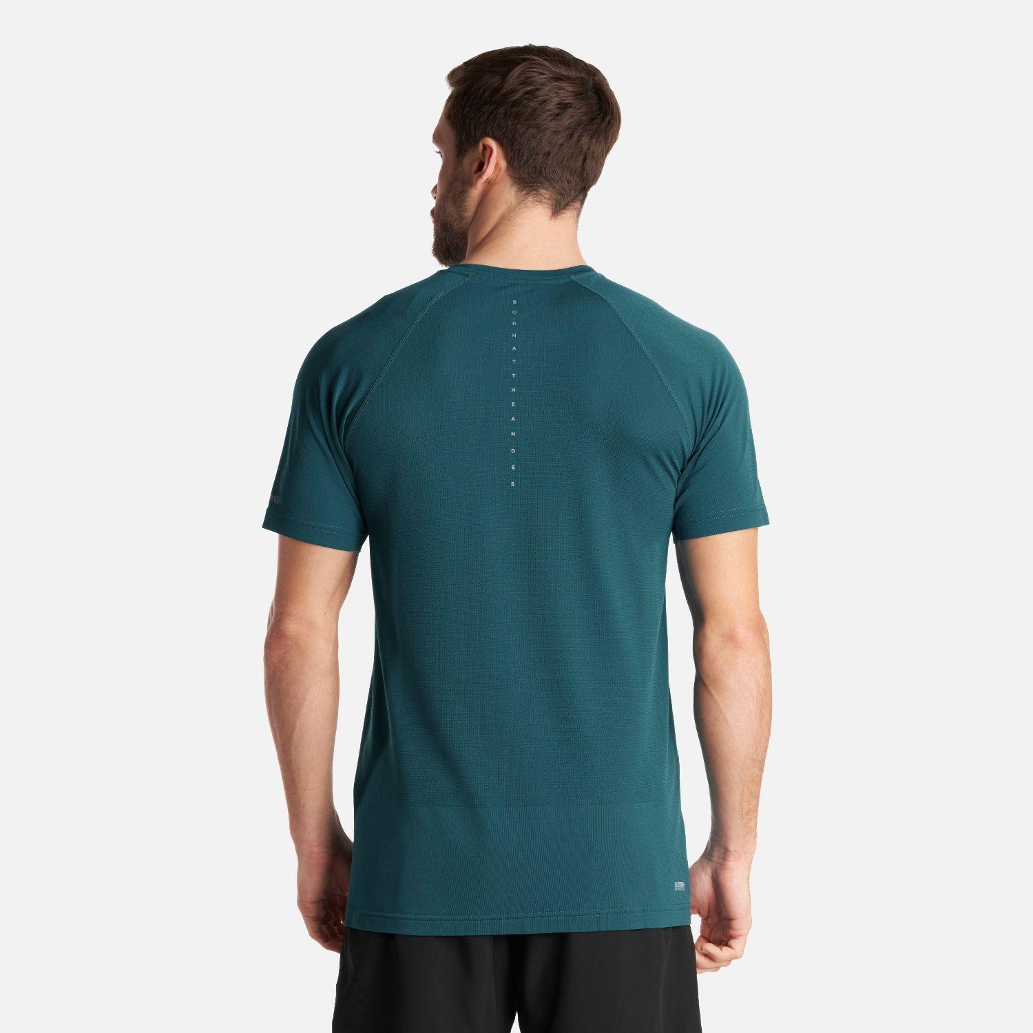 Polera Hombre Essential Sport T-Shirt Verde Bosque Lippi-3