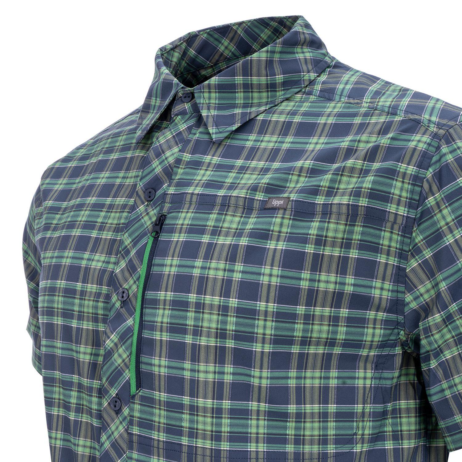 Camisa Hombre Calafquen Verde Lippi-3