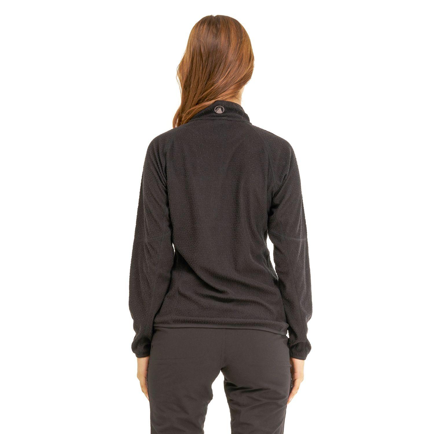 Poleron Mujer Jacaranda Nano-F 14 Zip Negro Lippi I20-3