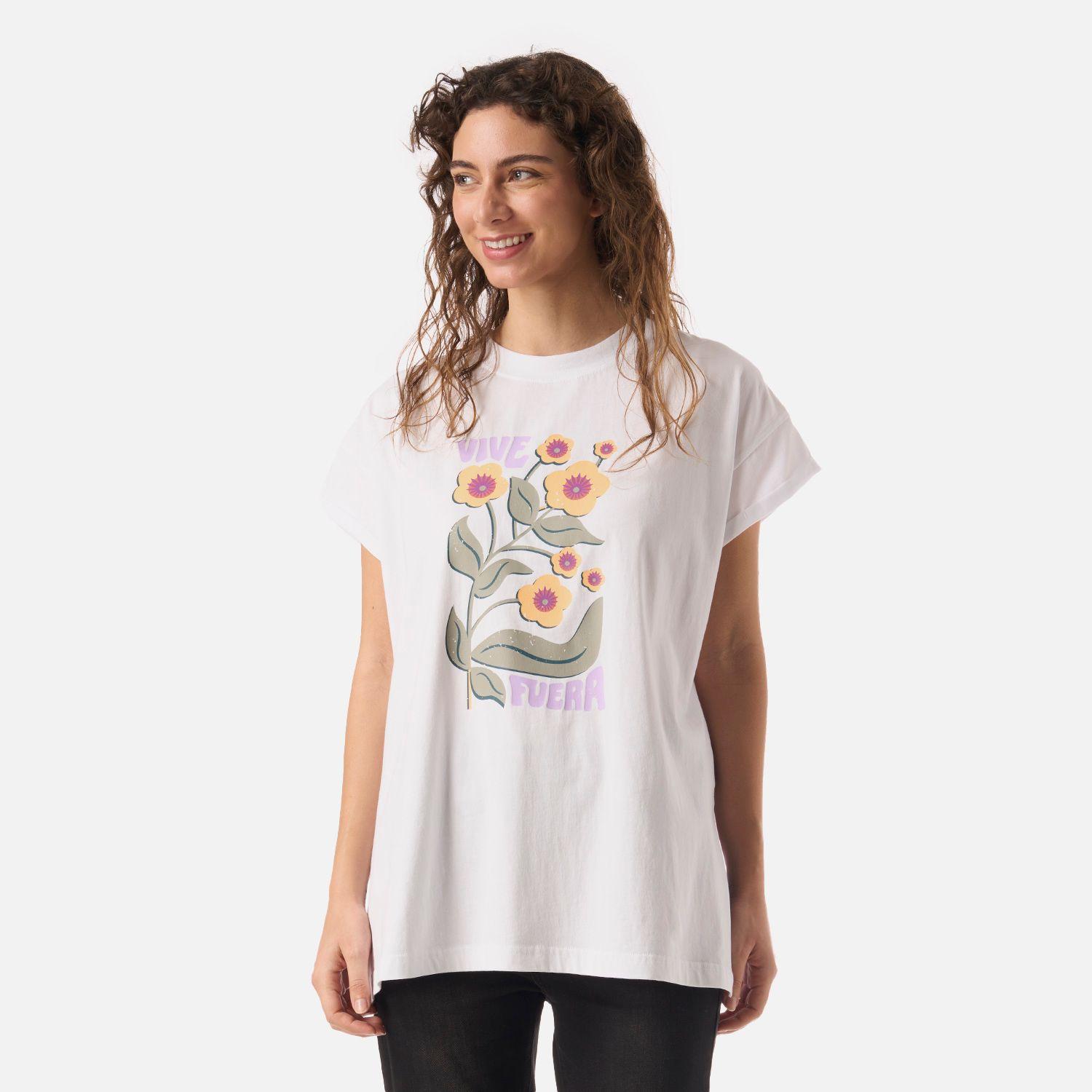 Polera Mujer Garza Blanco Haka Honu V26-0