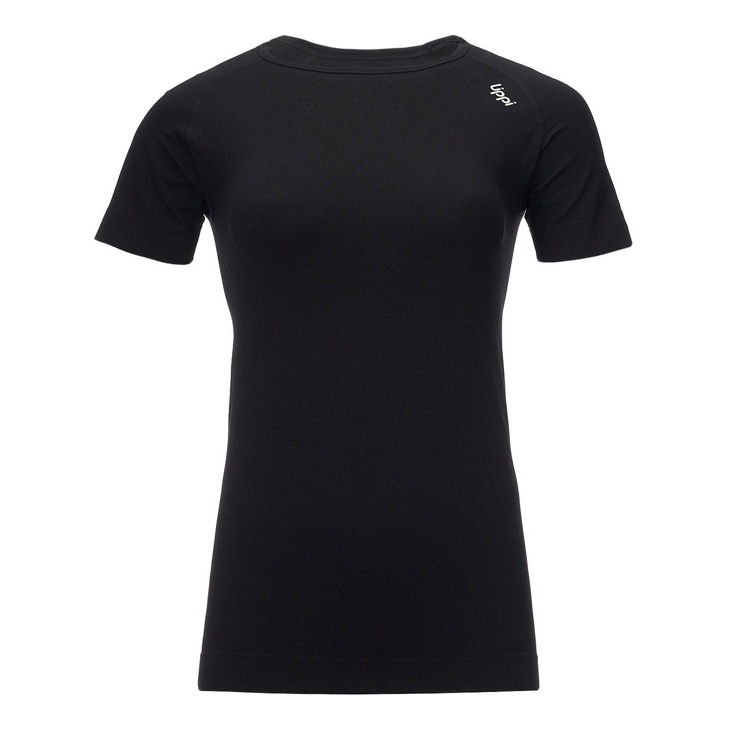Primera Capa Mujer Skintec 1000 Seamless Short Sleeve Negro Lippi-0