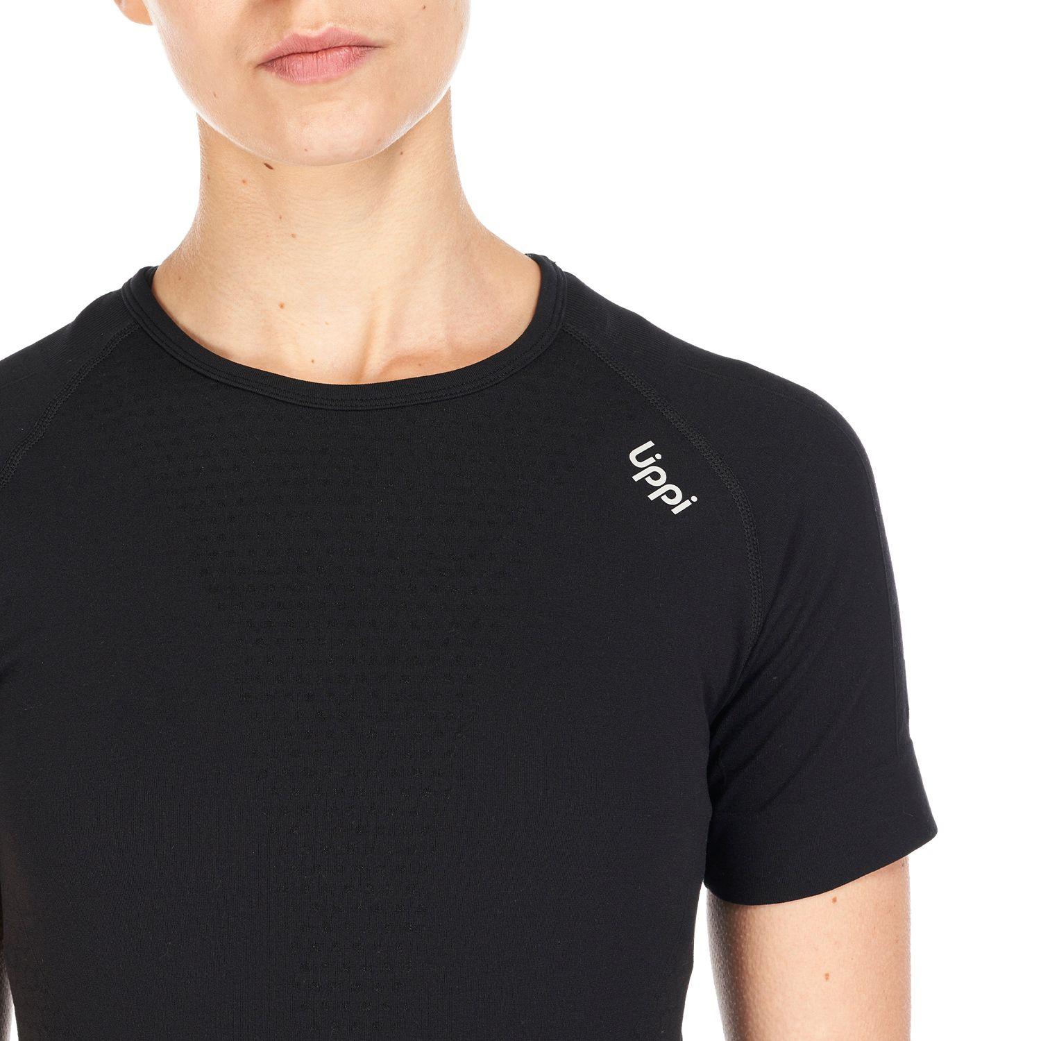 Primera Capa Mujer Skintec 1000 Seamless Short Sleeve Negro Lippi-7