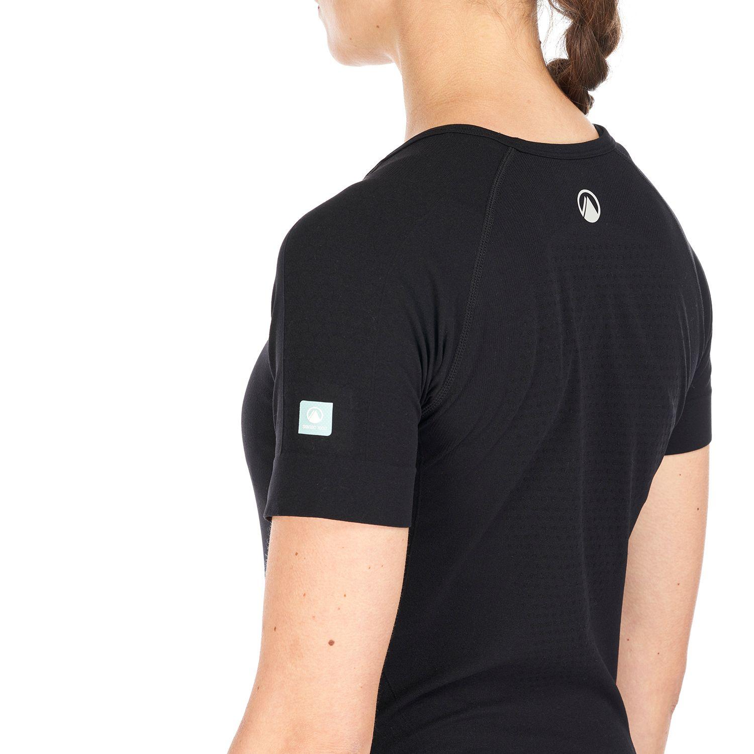 Primera Capa Mujer Skintec 1000 Seamless Short Sleeve Negro Lippi-8