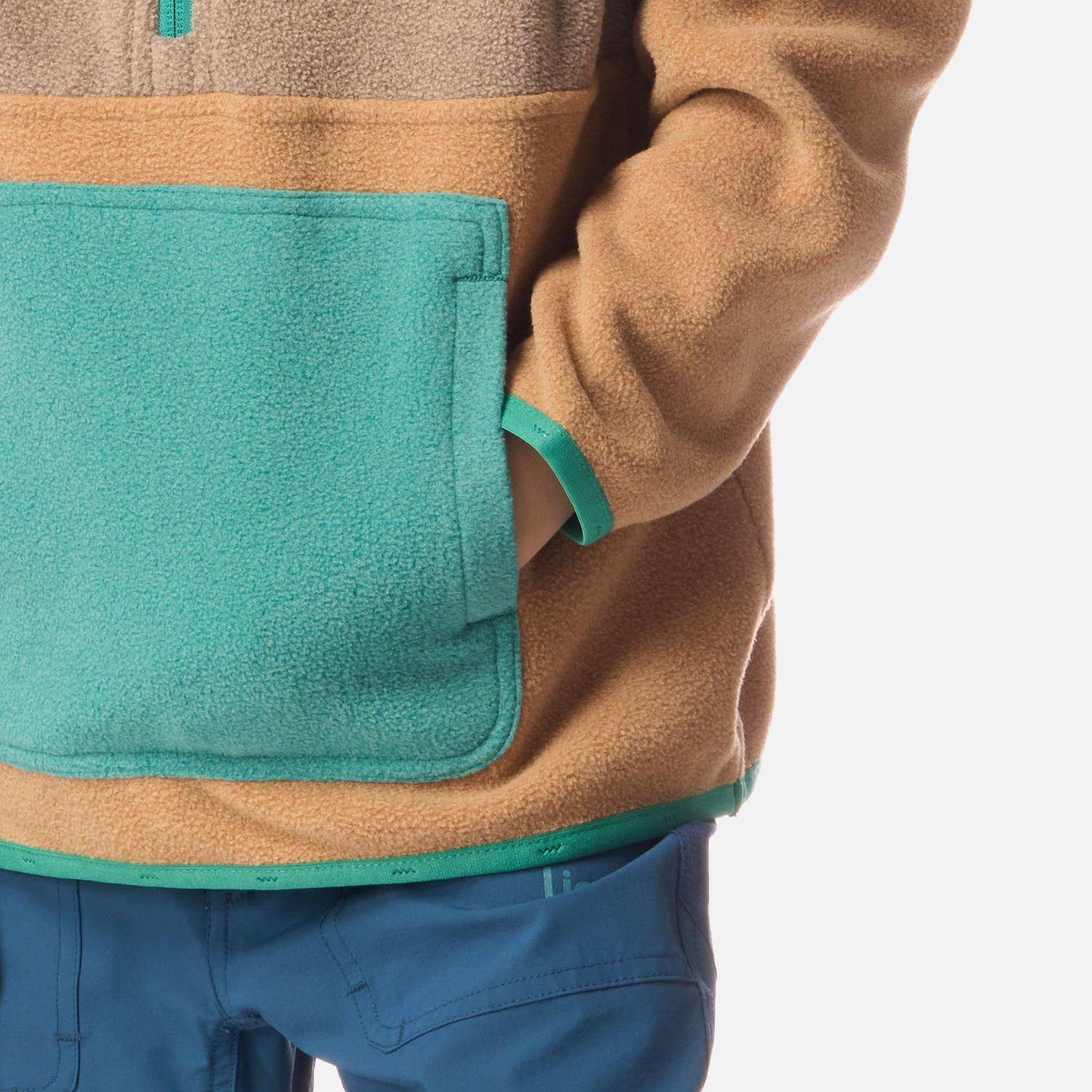 Polar Niño Forest 1/4 Zip Sweatshirt Cafe Claro Lippi I26-3