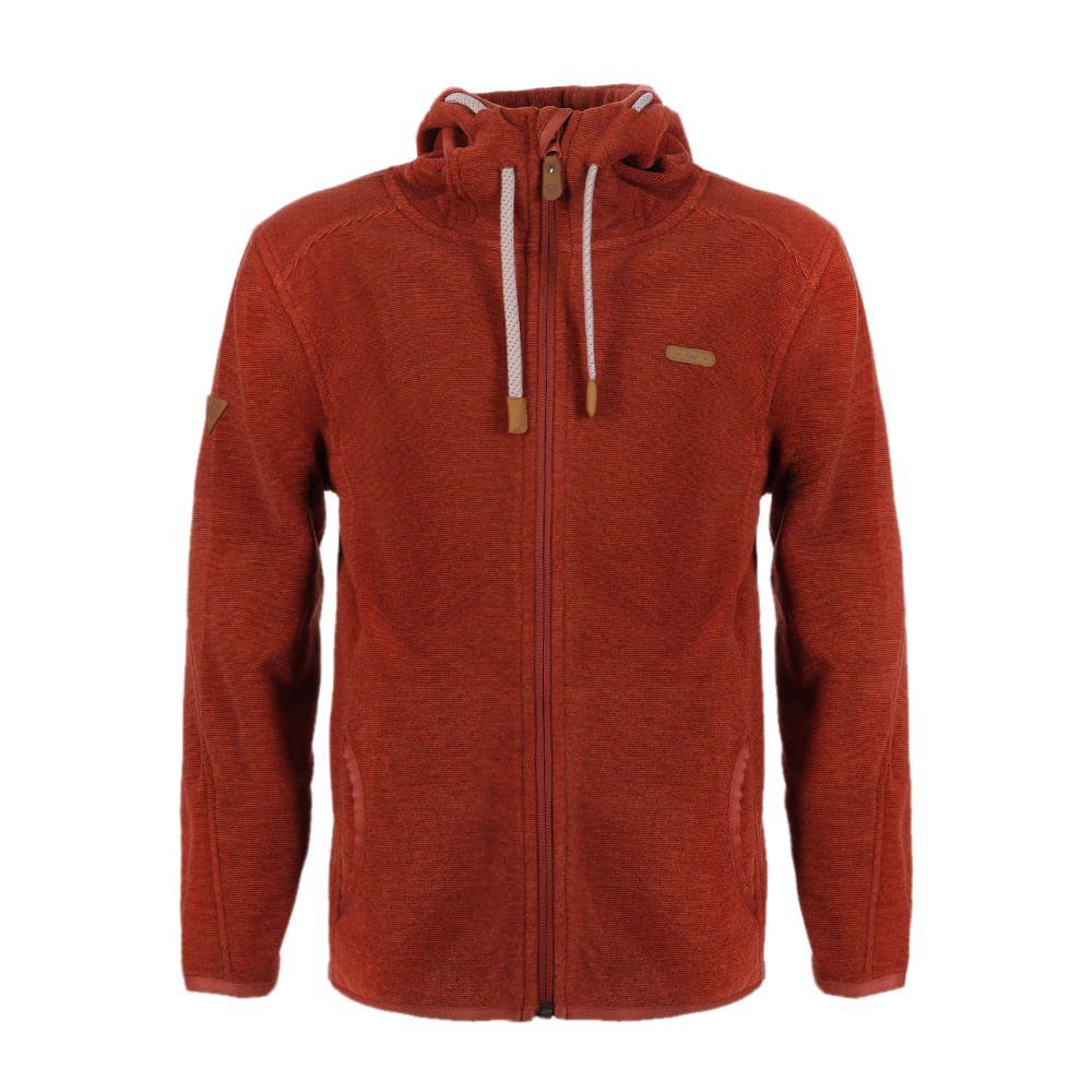 Poleron Niño Stripes Nano-F Full Zip Terracota Lippi I18-0
