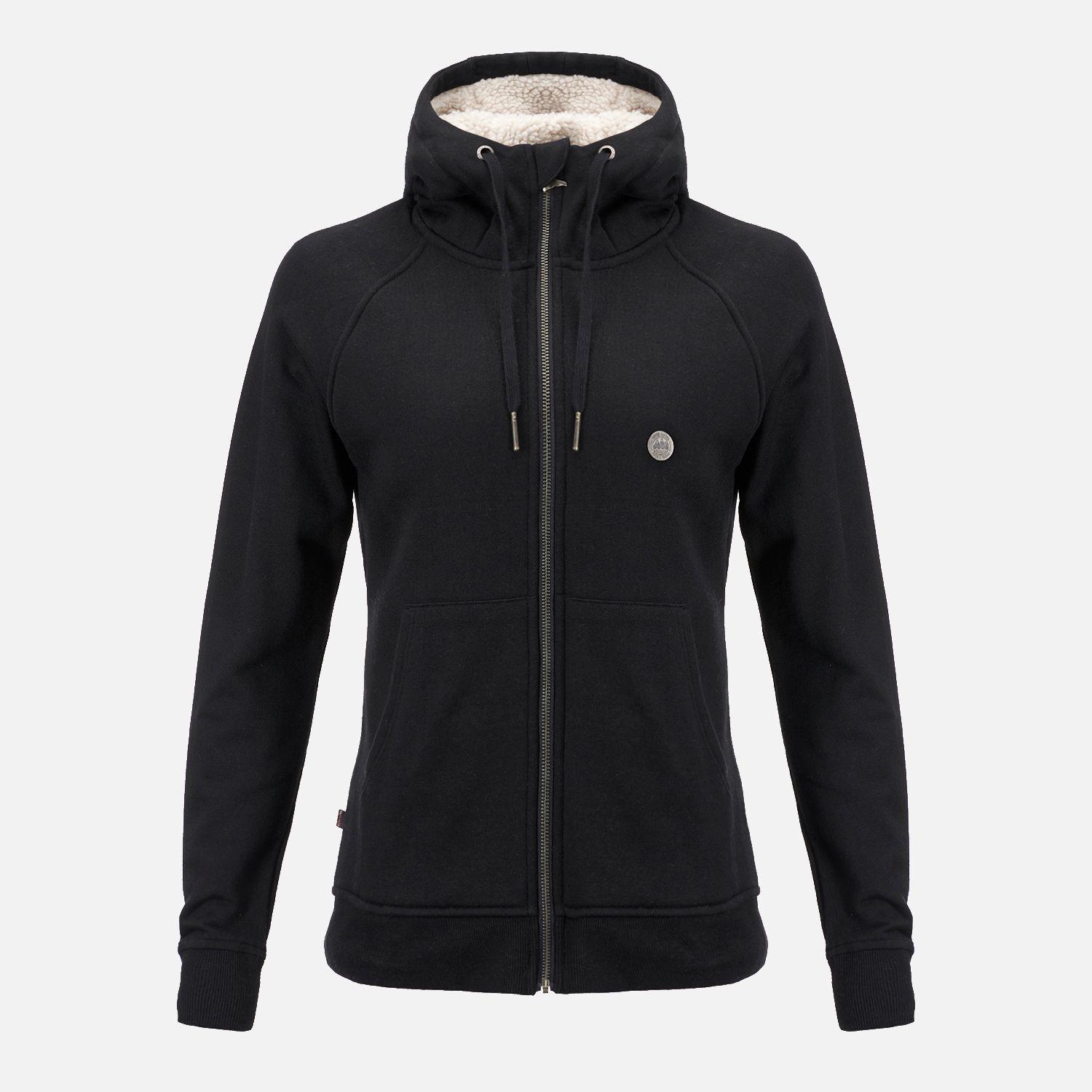 Poleron Mujer Refugia-T Negro Haka Honu I22-0