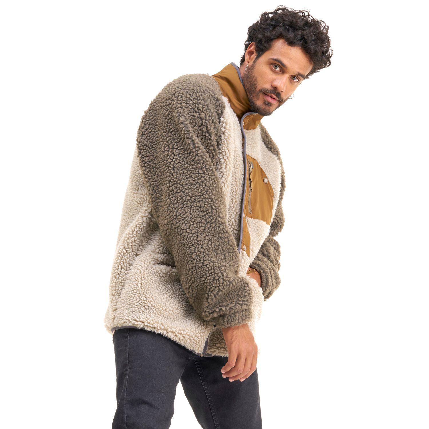 Chaqueta Hombre Zip-porrito Beige Haka Honu I20-2