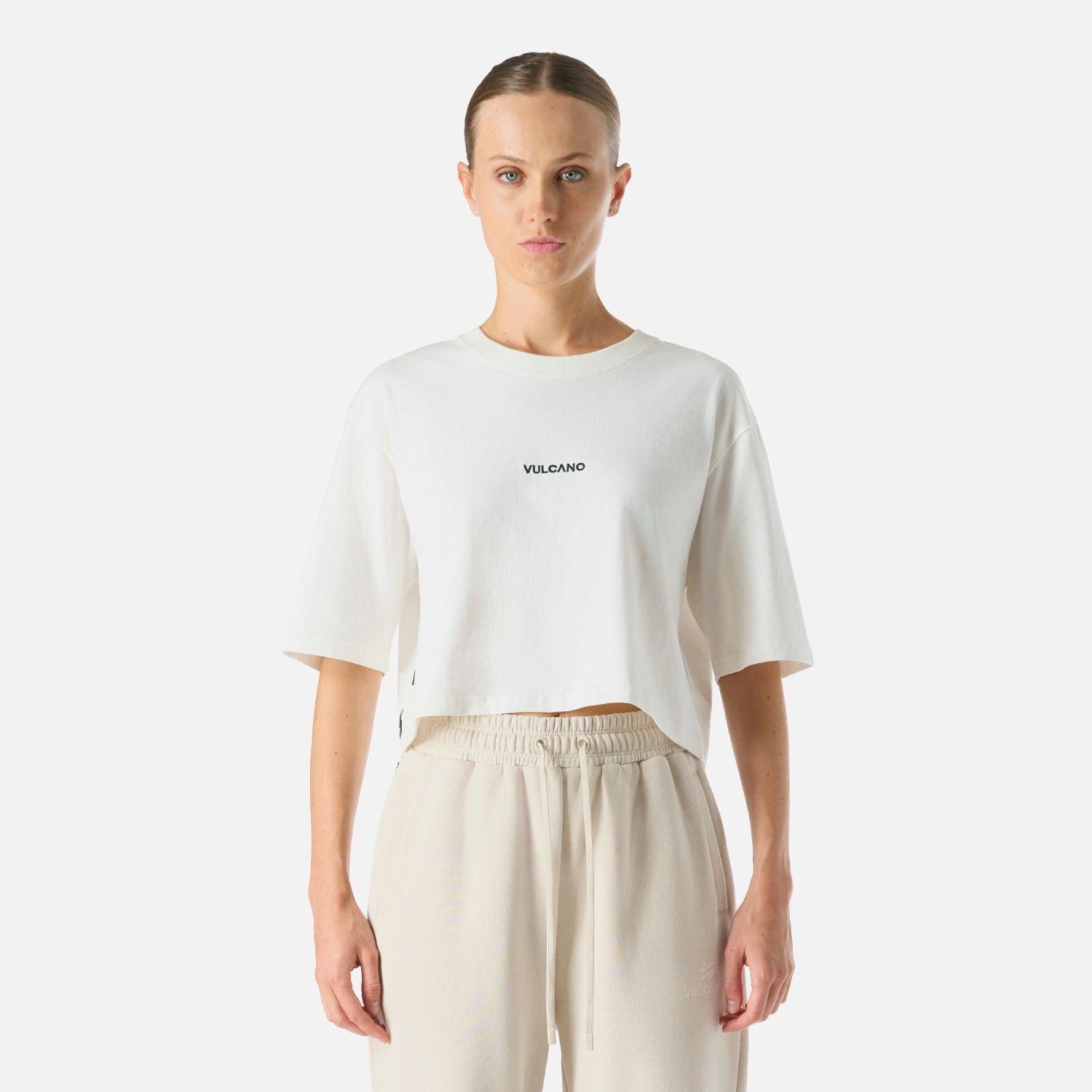 Polera crop casual manga corta mujer Cool Down-0