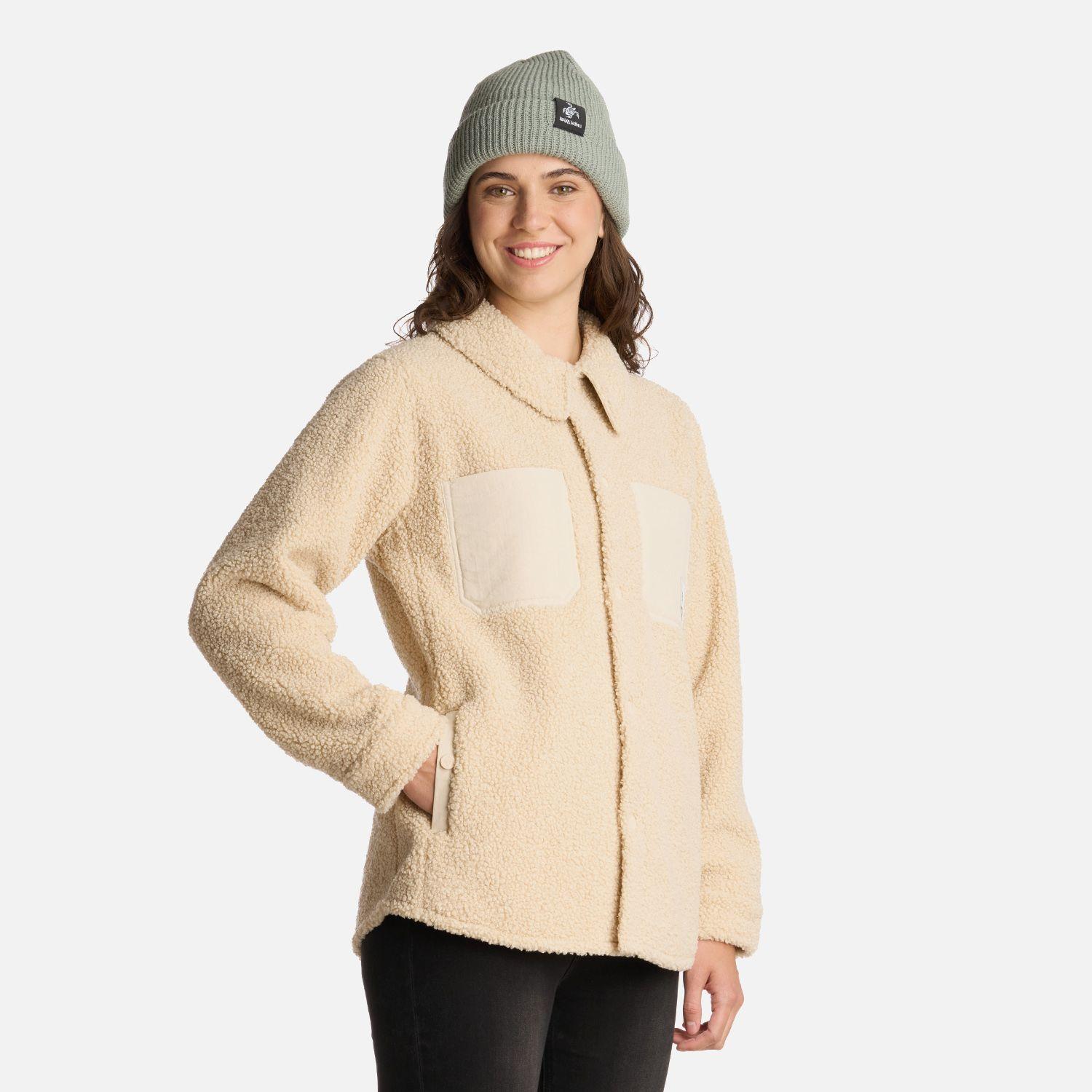 Chaqueta Mujer Leñadora Crema Haka Honu I25-1