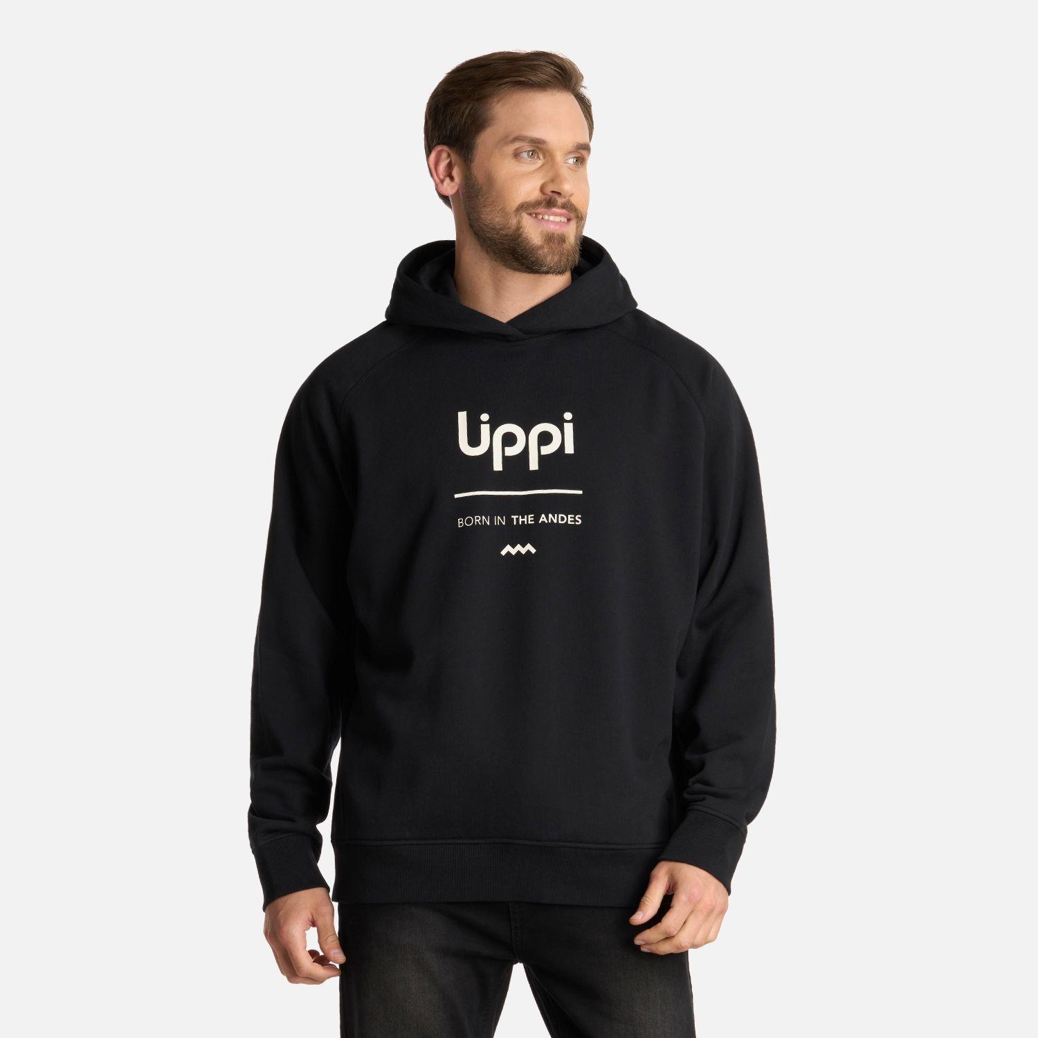 Polerón Hombre Insigne Sweatshirt Front Negro Lippi I25-0