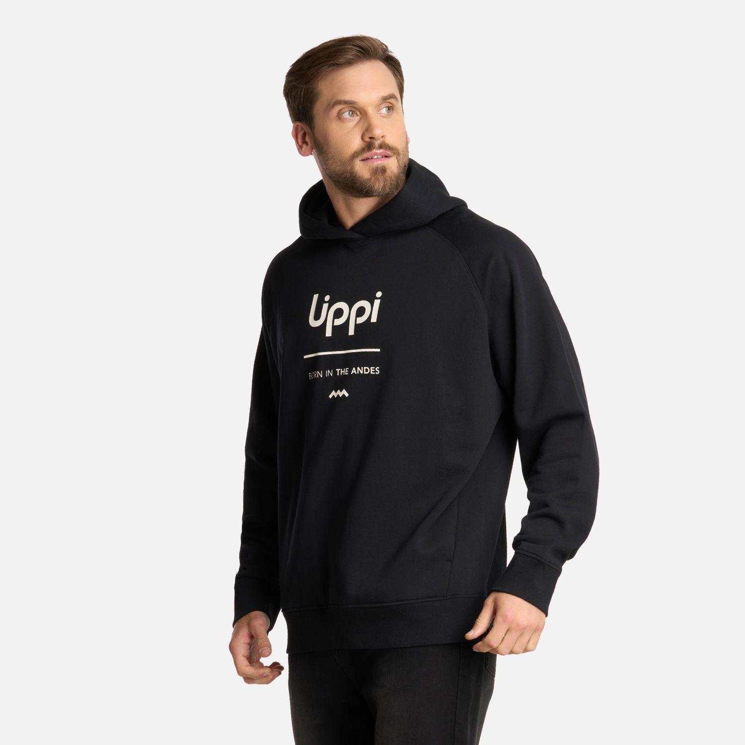Polerón Hombre Insigne Sweatshirt Front Negro Lippi I25-1