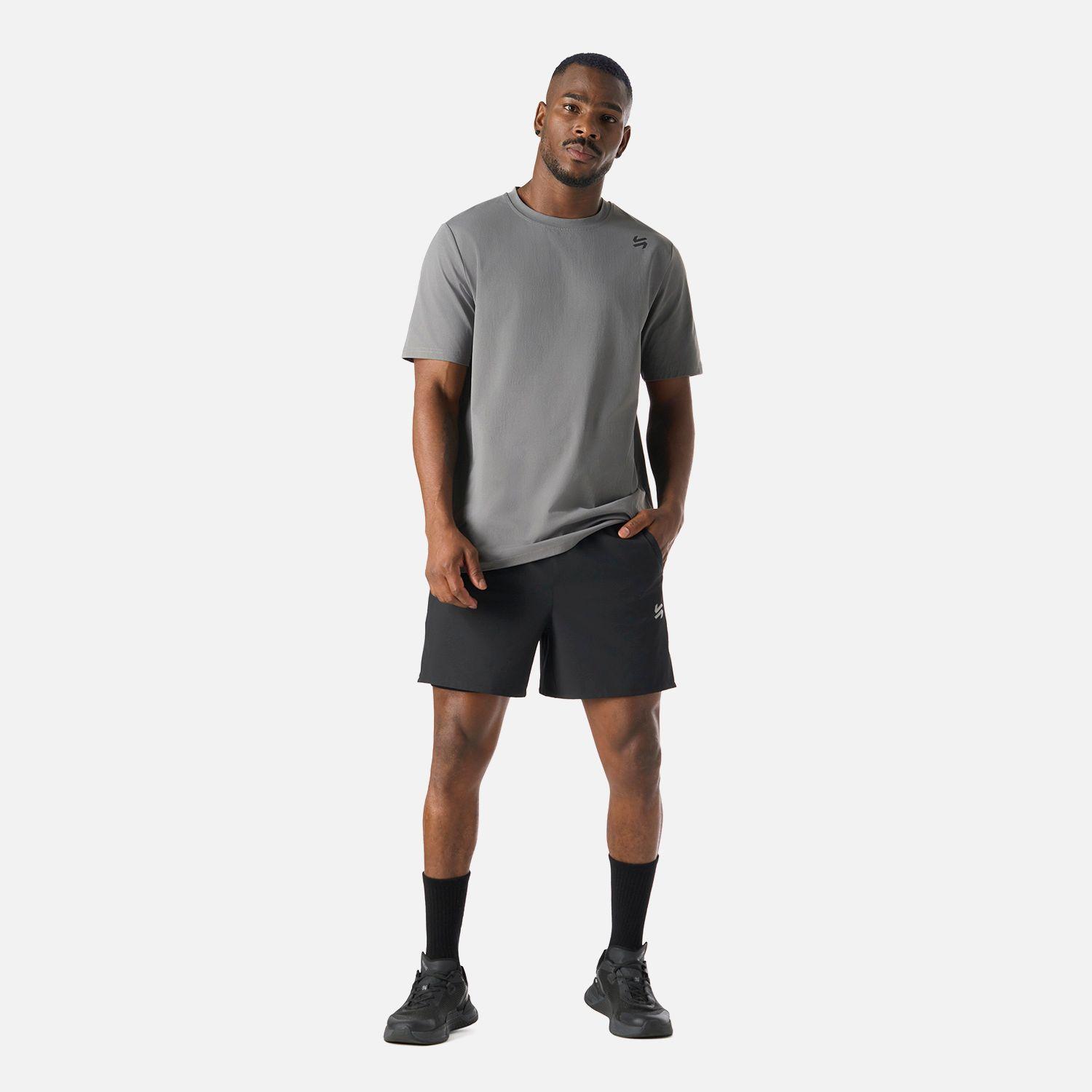 Polera Hombre Tempo T-Shirt Gris Medio Vulcano-6