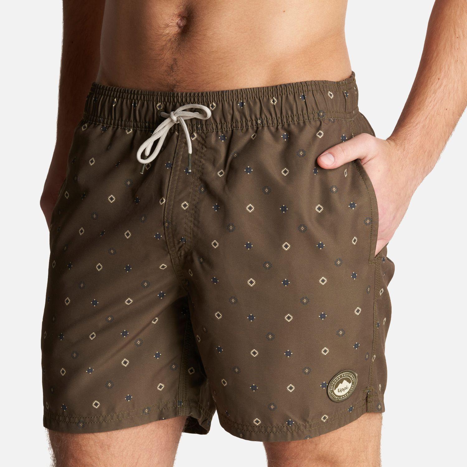 Traje de Baño Hombre Aqua Swimwear Full Print Oliva Oscuro Lippi-3