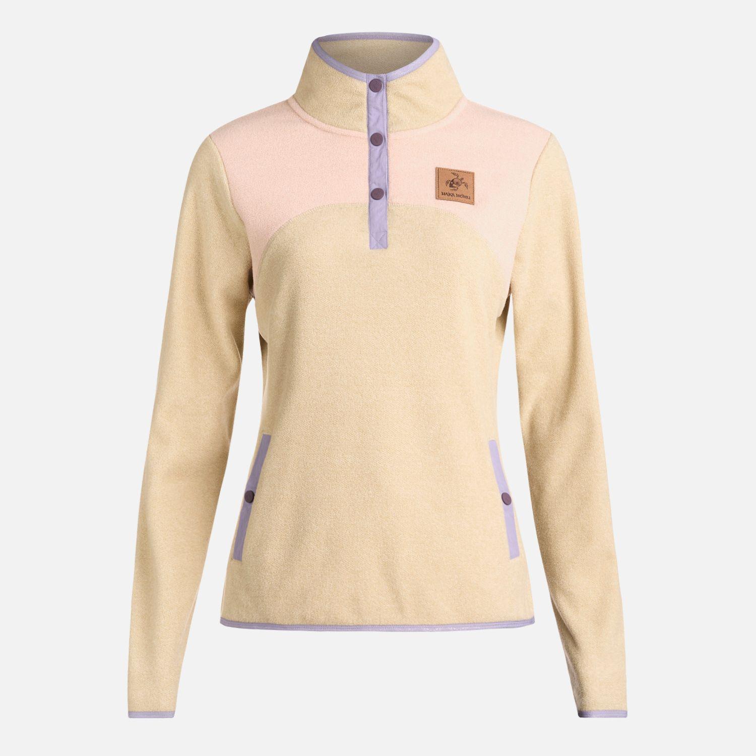 Poleron Mujer Tokerau Beige Haka Honu I24-0