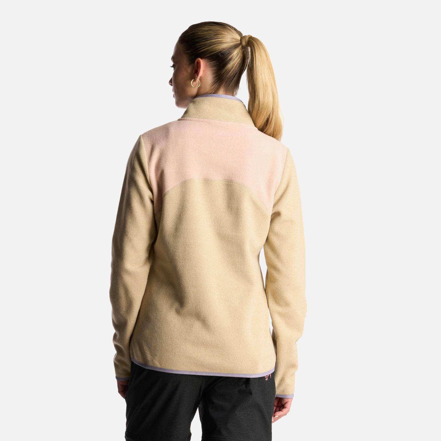 Poleron Mujer Tokerau Beige Haka Honu I24-4