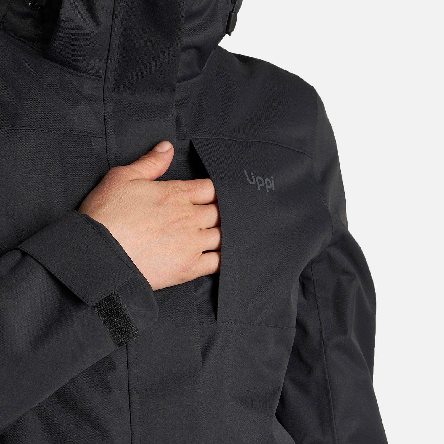 Chaqueta Mujer Tres Cruces Fusion-3 Hoody Jacket Negro Negro Lippi I23-8