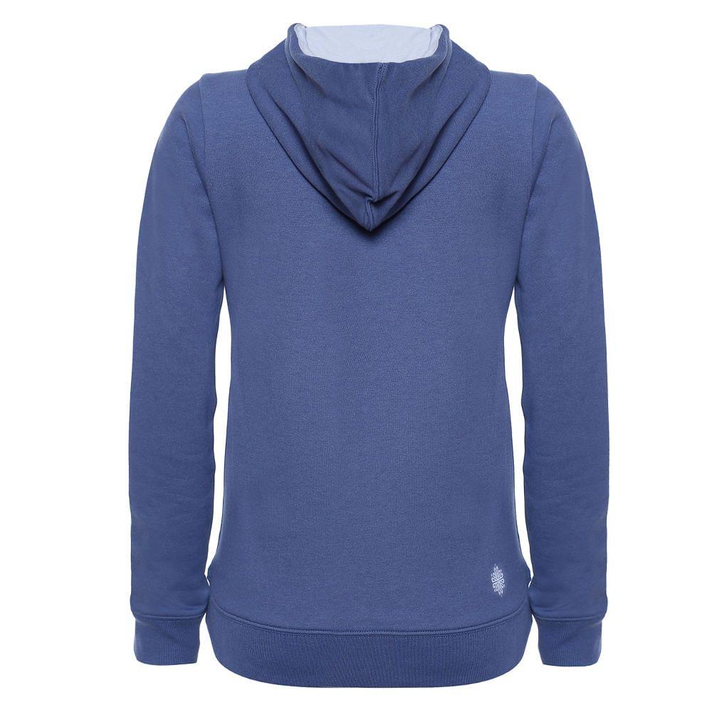 Poleron Mujer Insigne Cotton Hoody Azul Oscuro Lippi-1