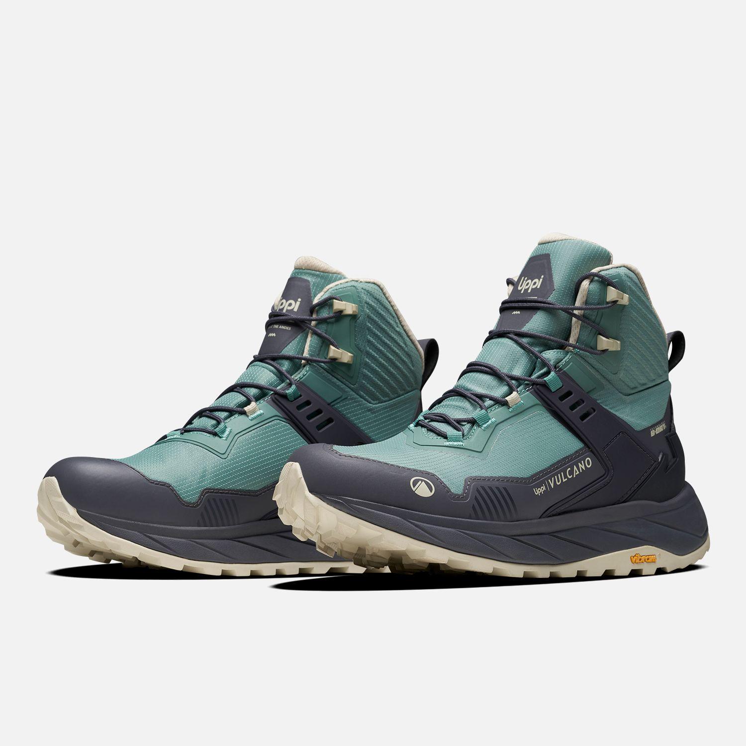 Zapatilla Mujer Atlas Mid Turquesa Oscuro Crema Lippi I24-3