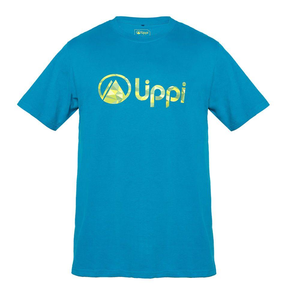 Polera Hombre Logo Cotton T-Shirt Petroleo Lippi-0