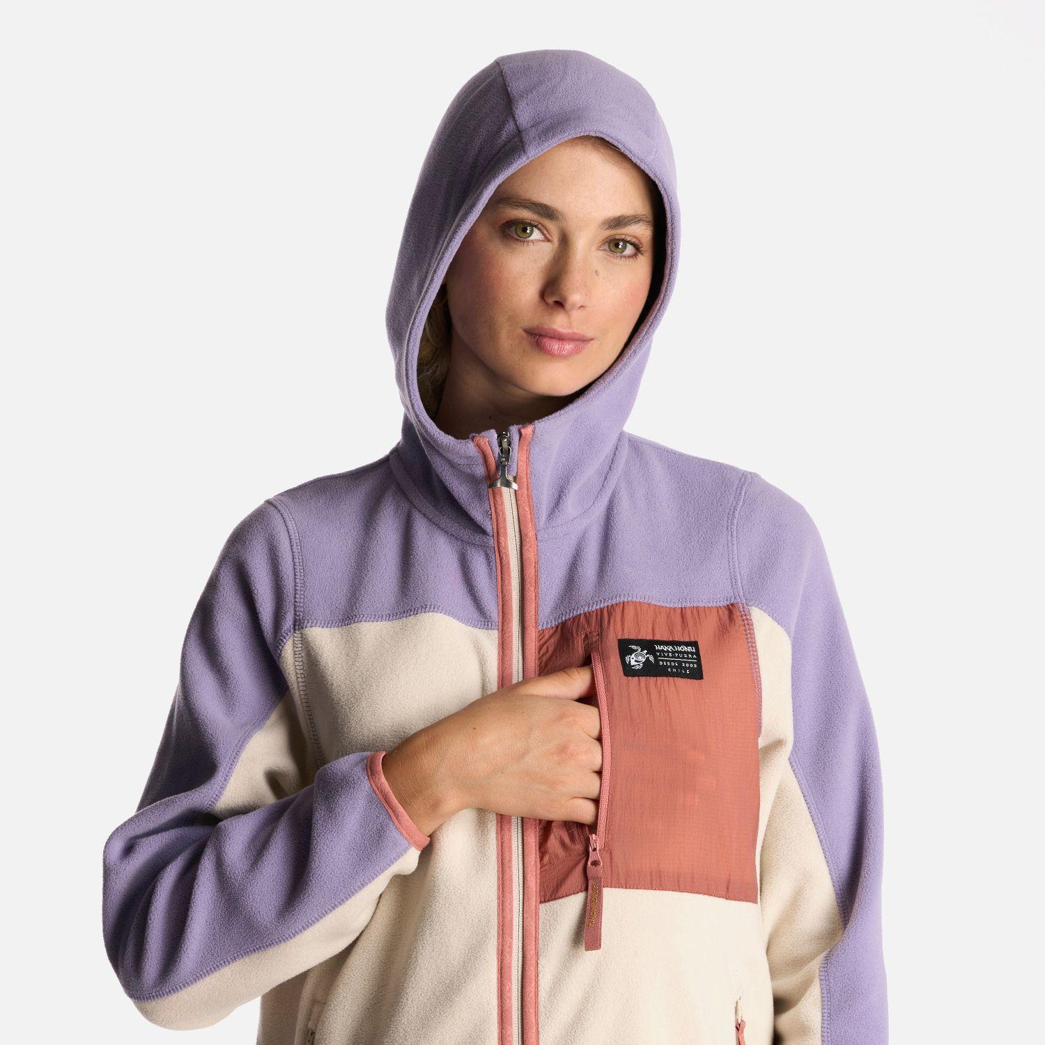 Poleron Mujer Leñera Malva Haka Honu-4