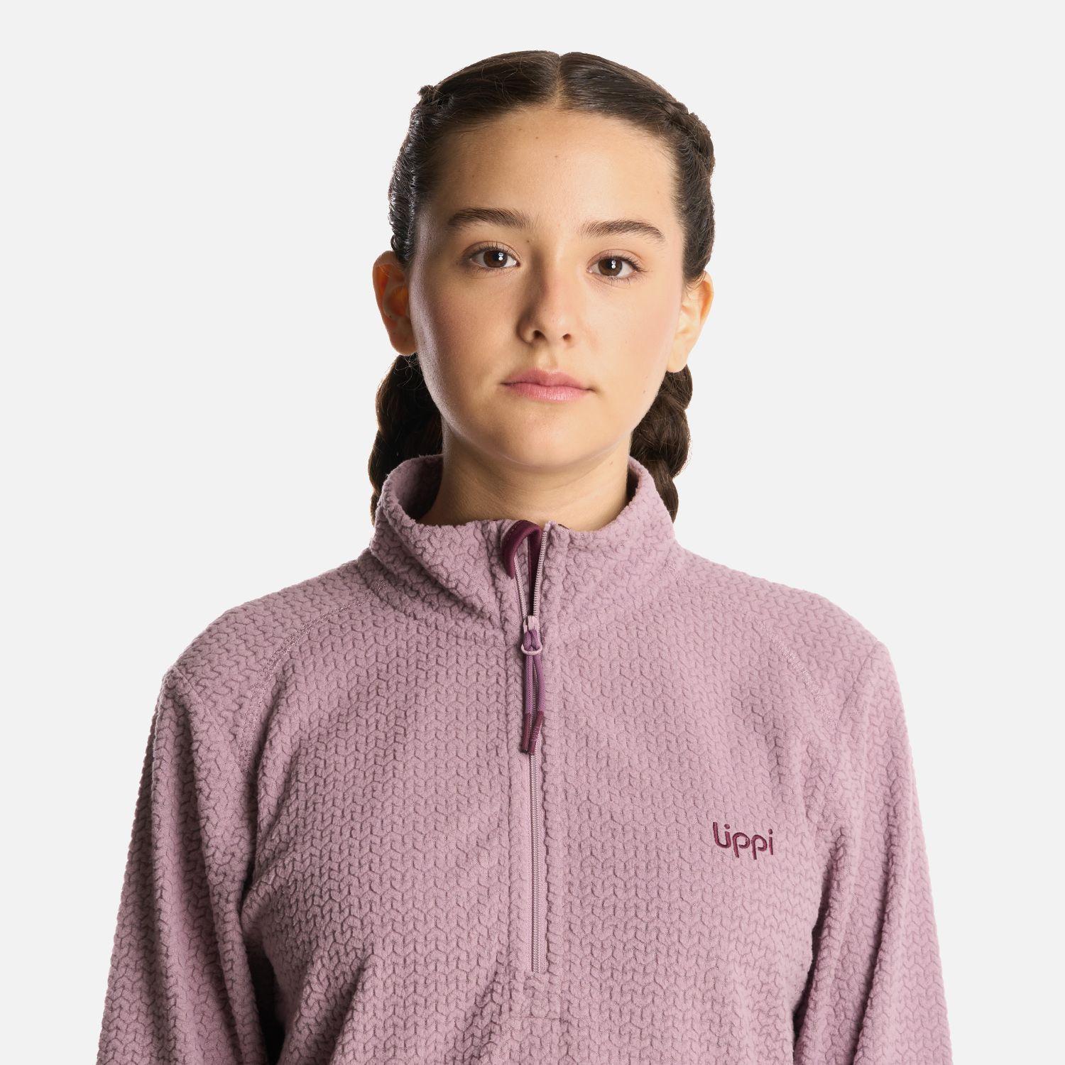 Polerón Teen Girl Mild Nano-F 14 Zip Malva Lippi I25-3