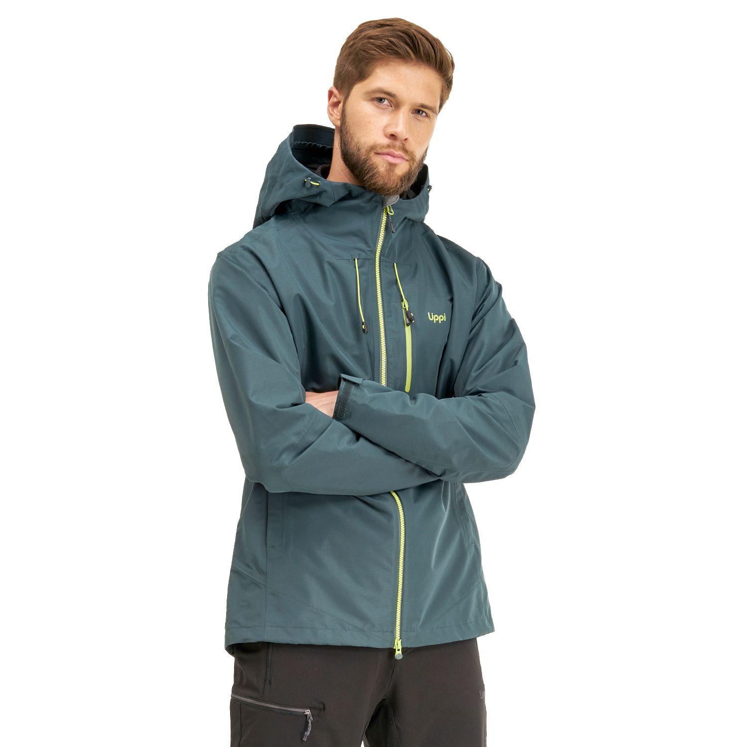 Chaqueta Hombre Summit B-Dry Hoody Jacket Turquesa Oscuro Lippi-1