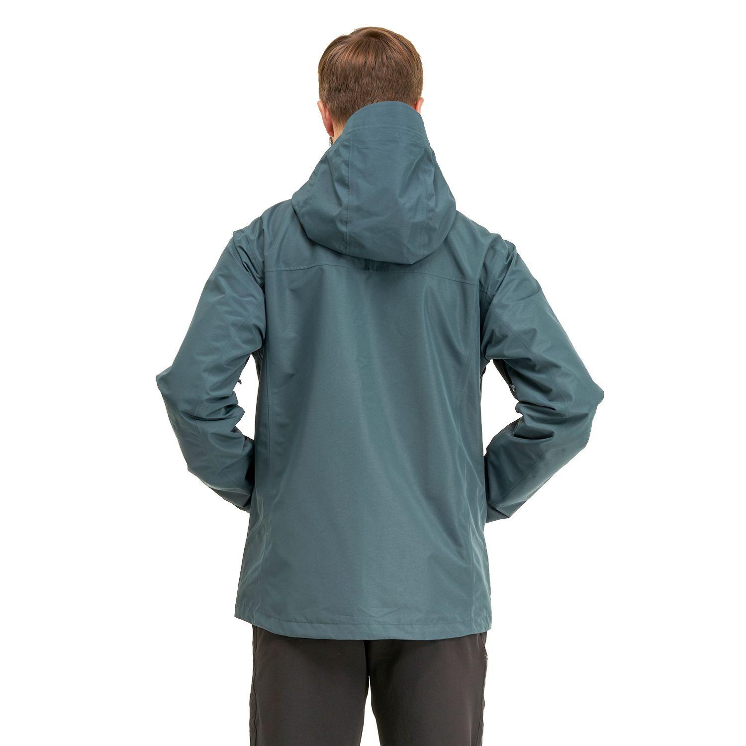 Chaqueta Hombre Summit B-Dry Hoody Jacket Turquesa Oscuro Lippi-3