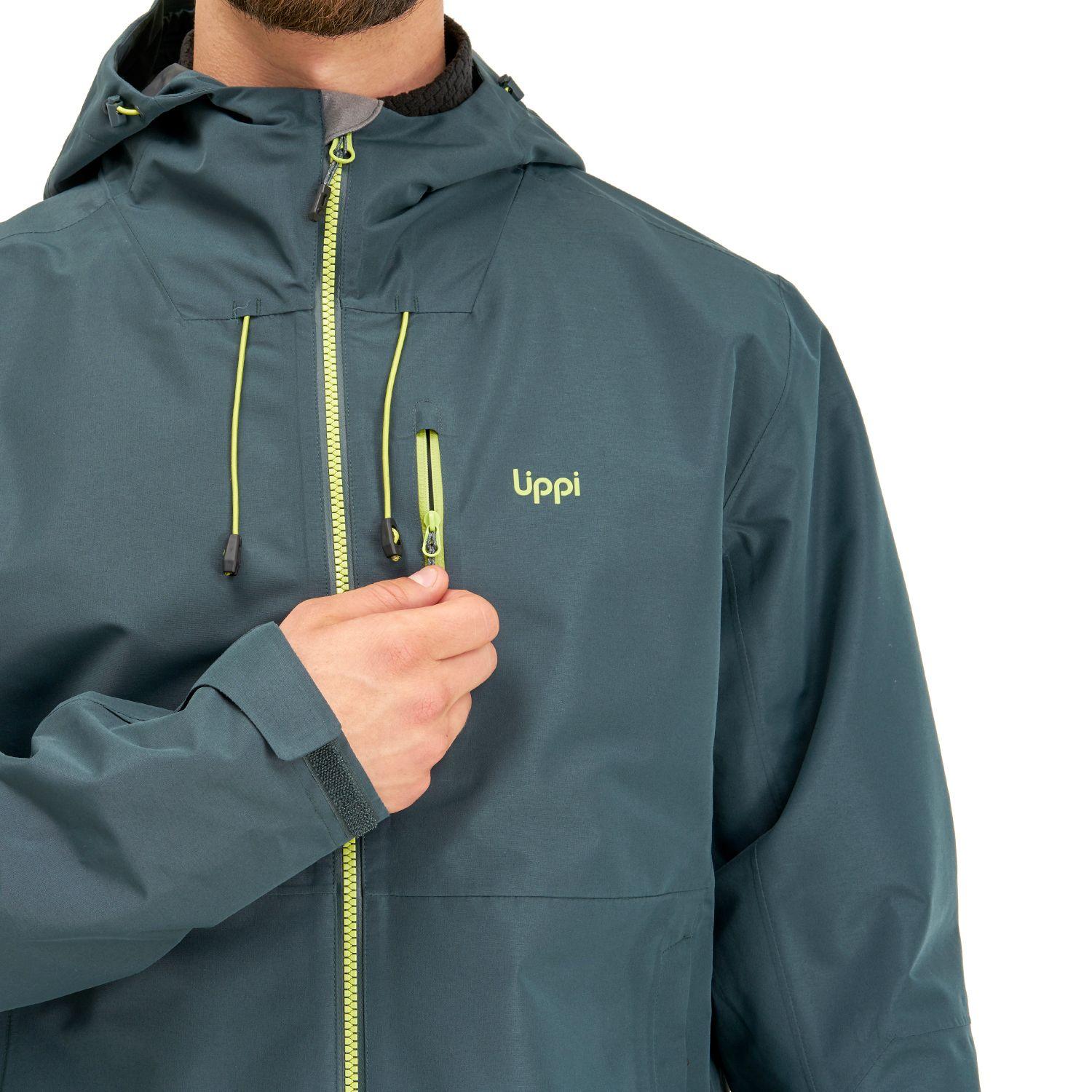 Chaqueta Hombre Summit B-Dry Hoody Jacket Turquesa Oscuro Lippi-4